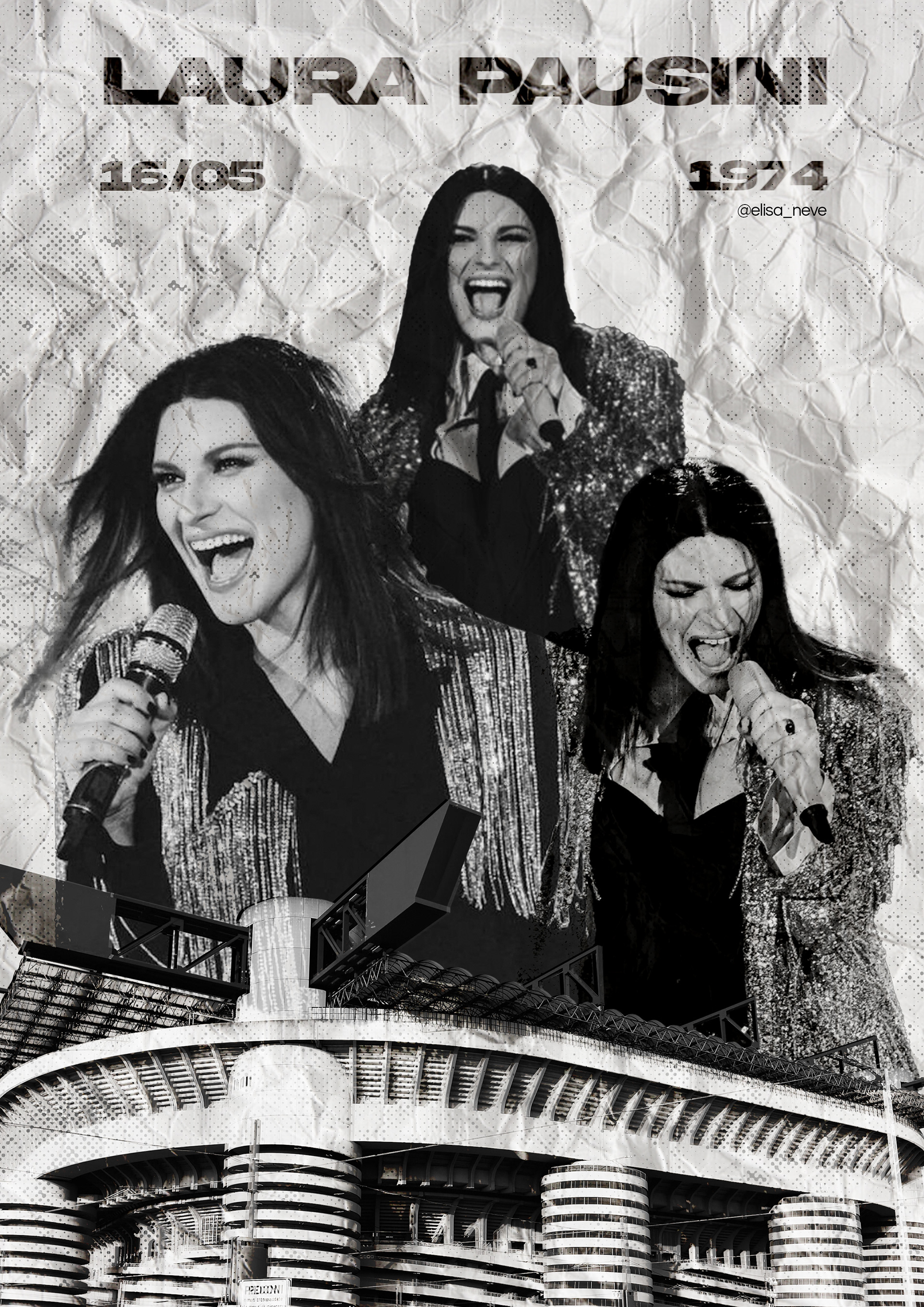 Poster grafico (non ufficiale) Laura Pausini