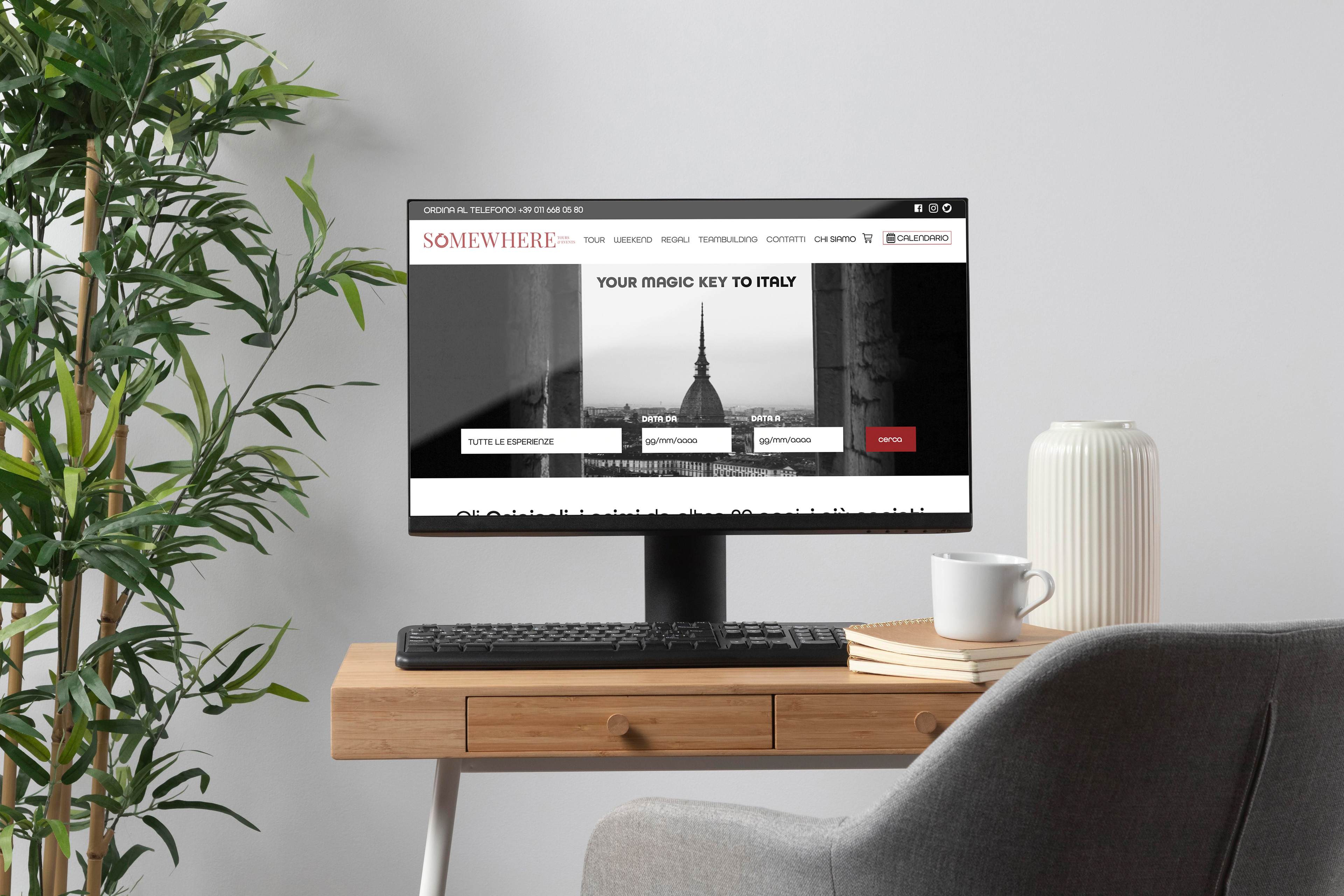 Sito web Somewhere (Progetto accademico)