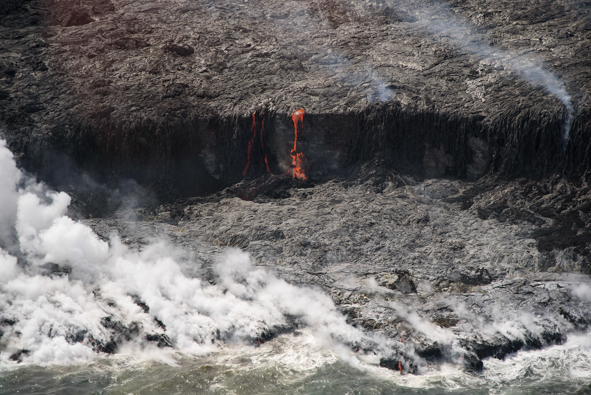 Kilauea Volcano, Erupting, 2016