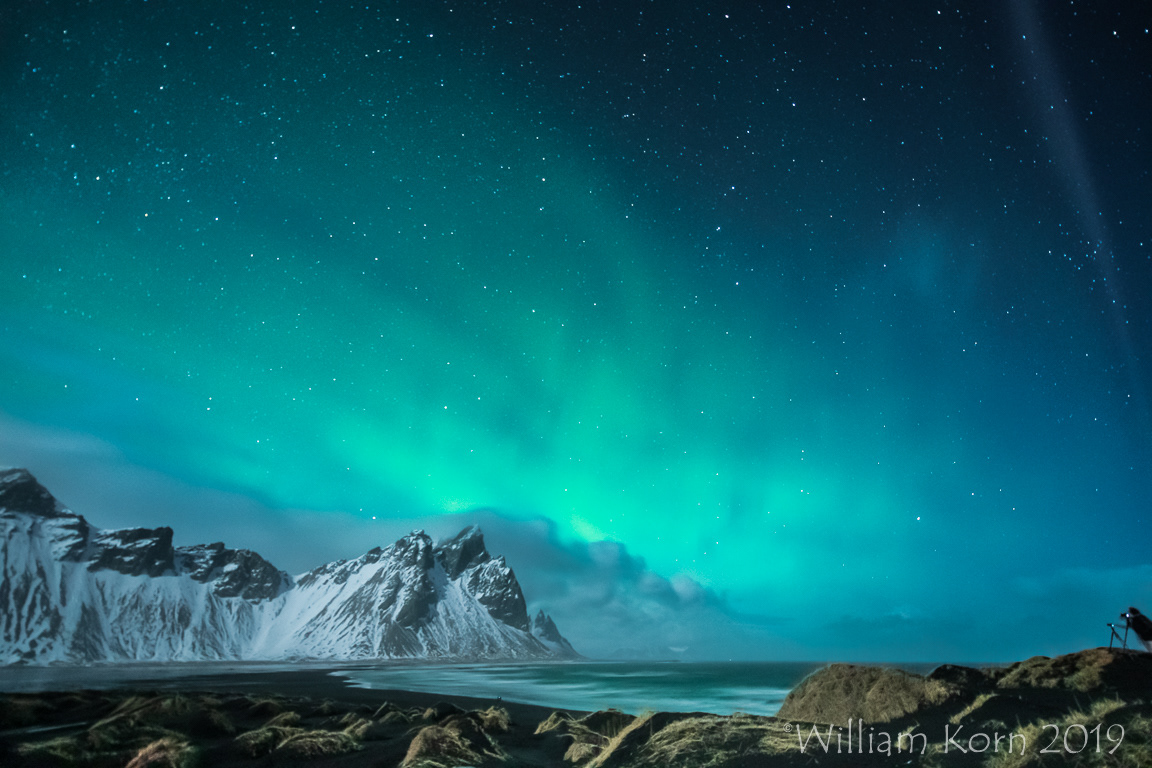 Aurora Borealis at Vestrahorn