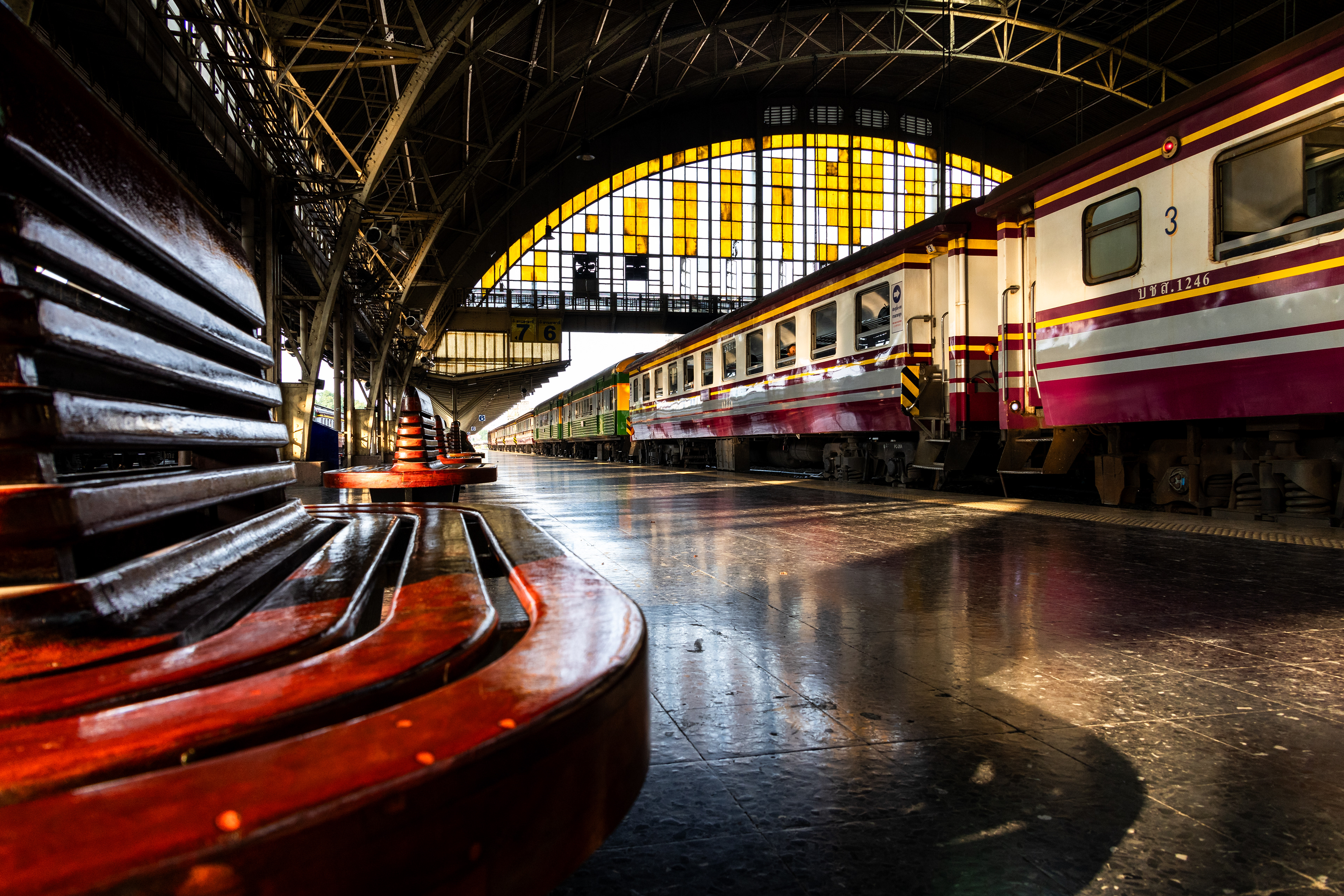 Train at the Platform