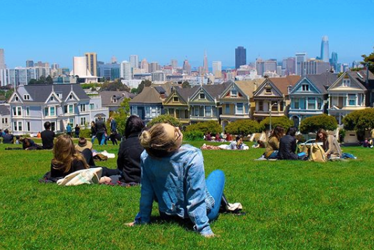 Emily McClenahan, Painted Ladies- San Francisco, CA