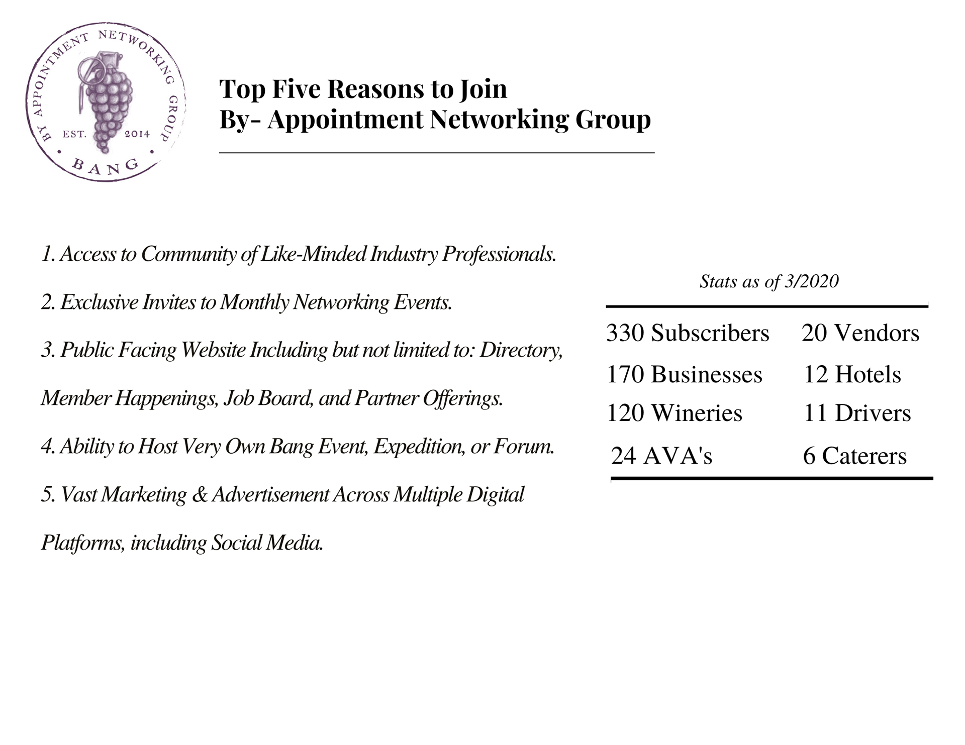 By- Appointment Networking Group Handbook