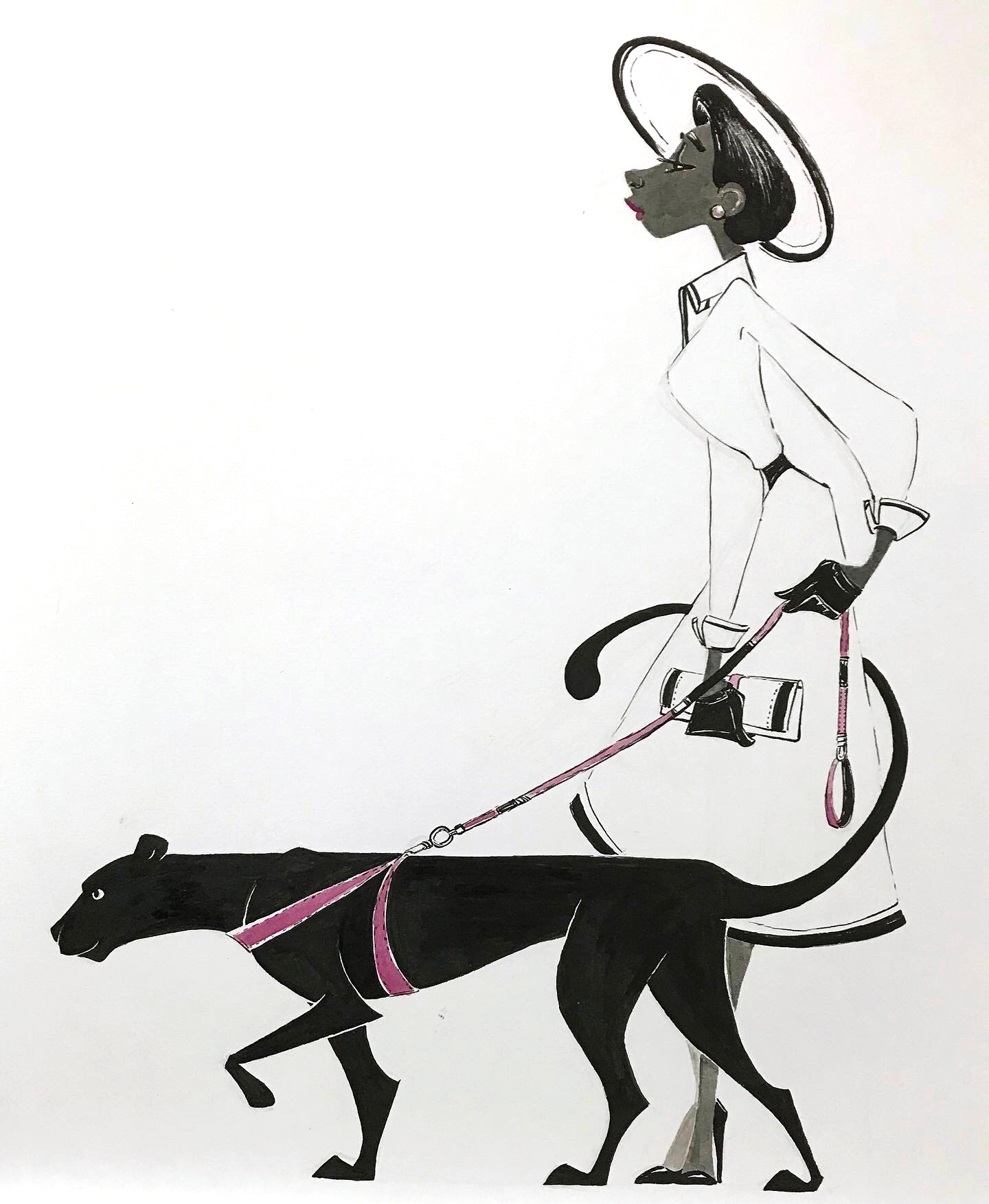 "The Lady and her Panther"