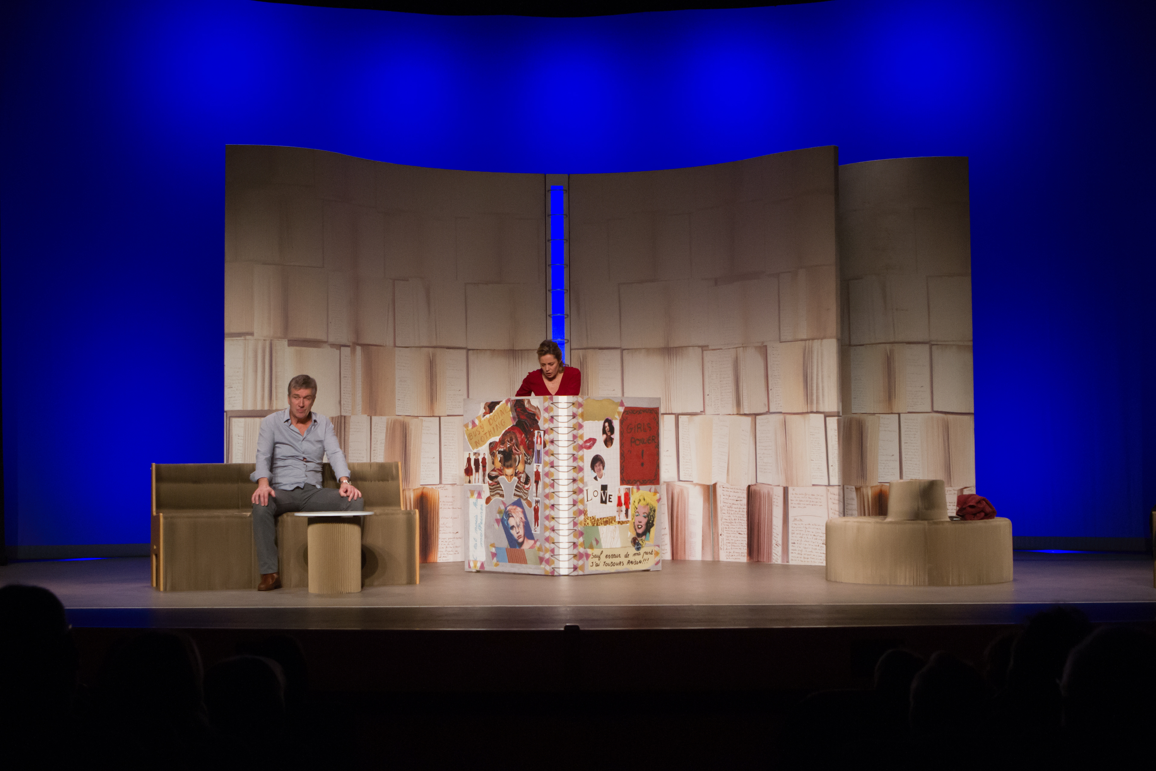 "Le journal de ma fille", Théâtre du Baladin, Savièse 07.03.2018 ©Sian Caline-Photographe. Contenus protégés. Toute utilisation non autorisée est passible de poursuites selon la LDA.