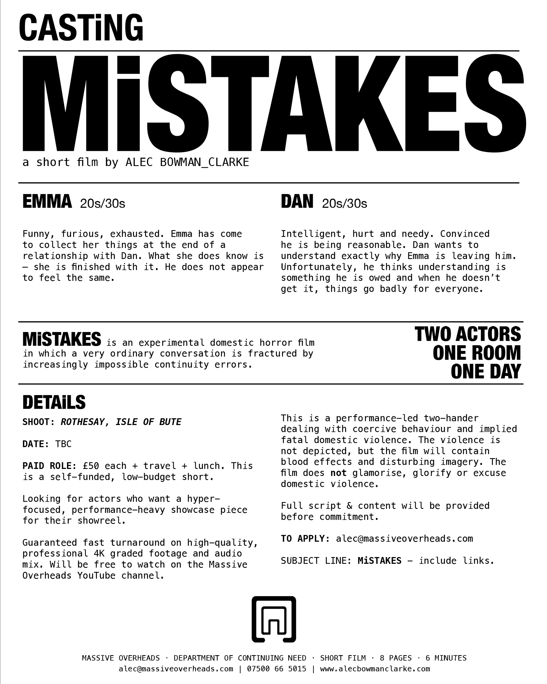 MISTAKES