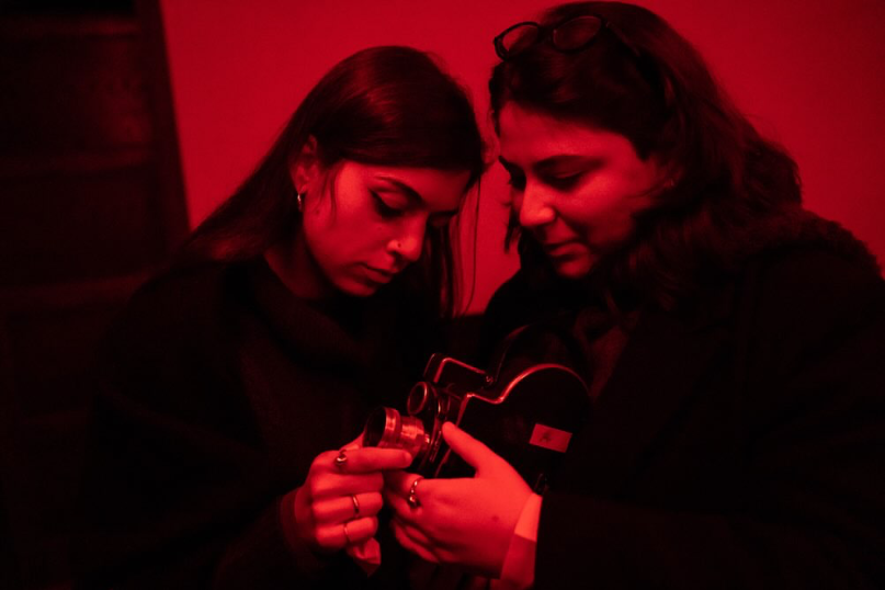 With Martina Celani at the “Sedici” workshop led by Labbash Milano and L’Ambulante. Photograph by Giulia Camba.