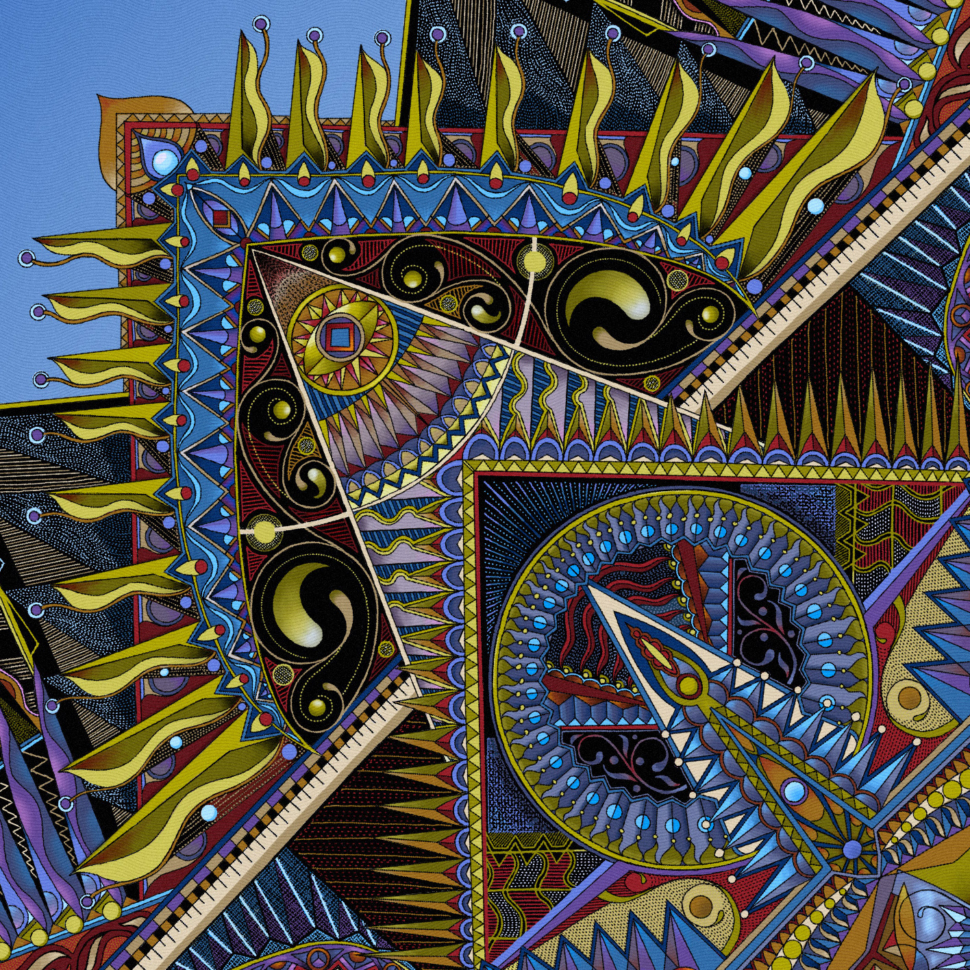 Night on Witch Mountain, detail