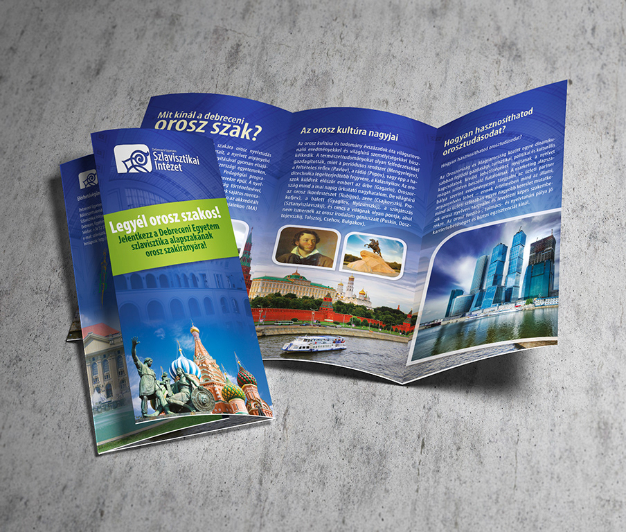 Orosz tanszék leaflet