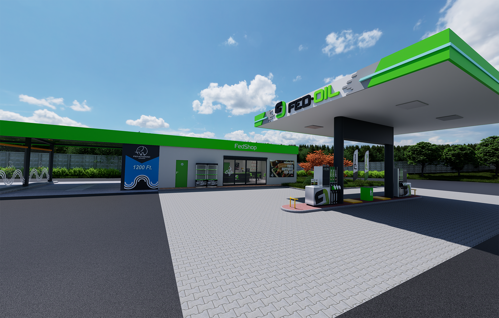 FedOil Farkaslyuk töltőállomás