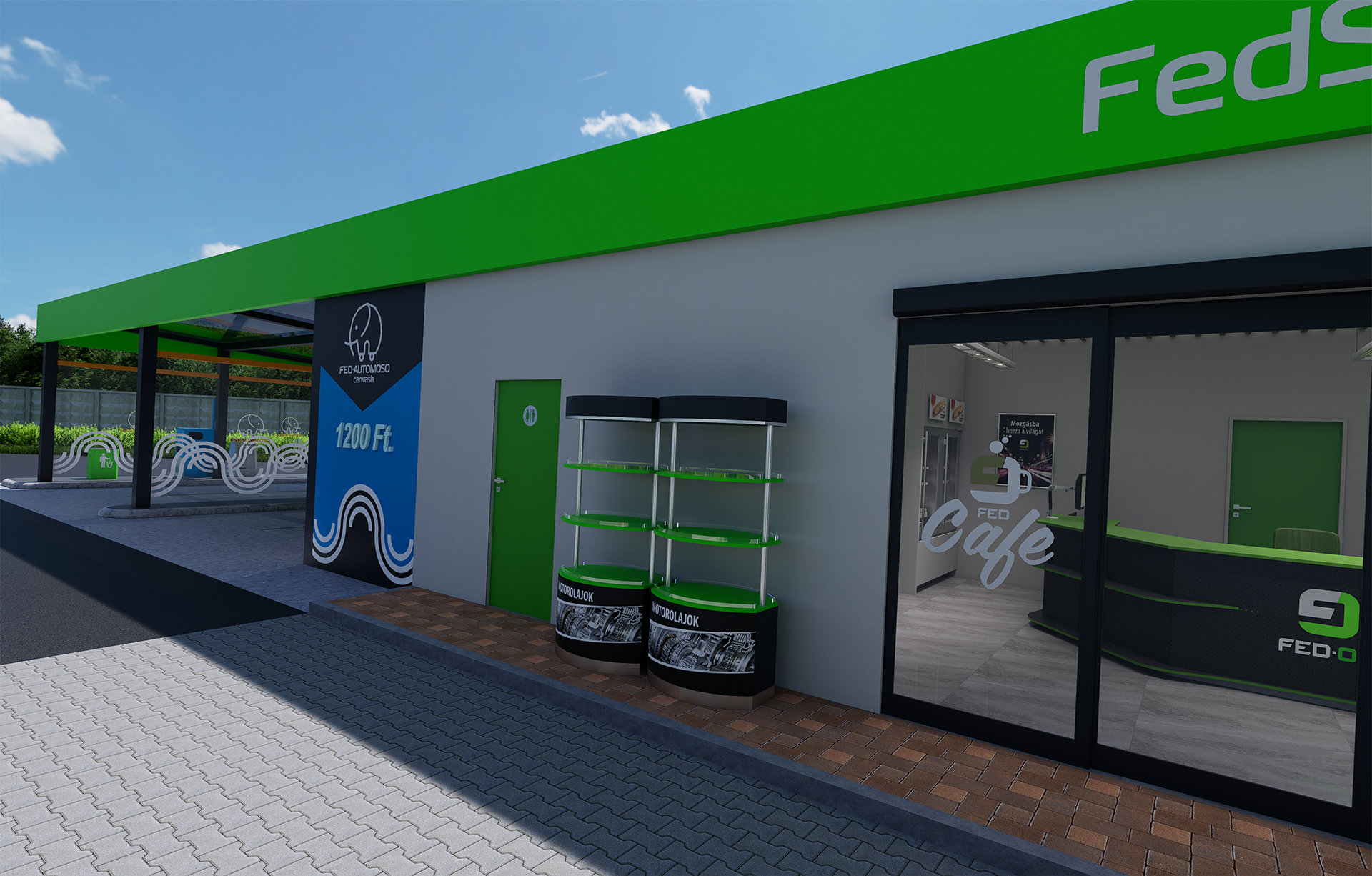 FedOil Farkaslyuk töltőállomás