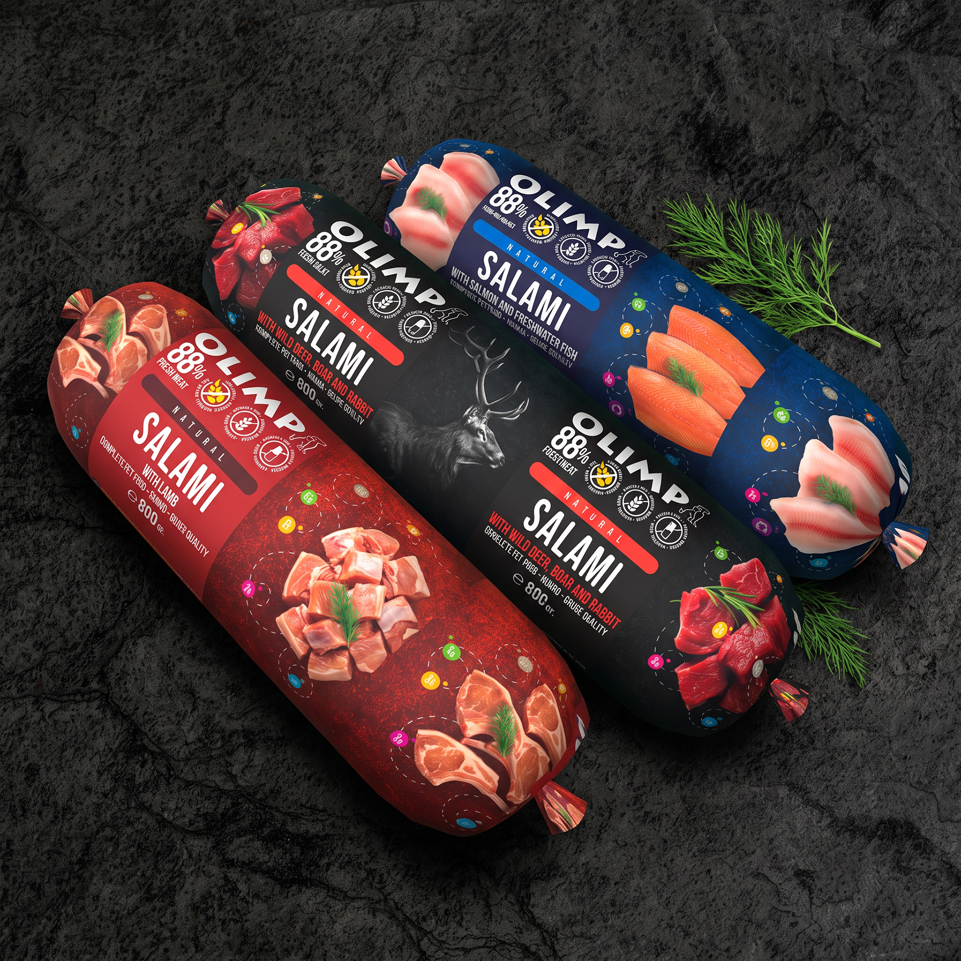New Pet Food - Salami