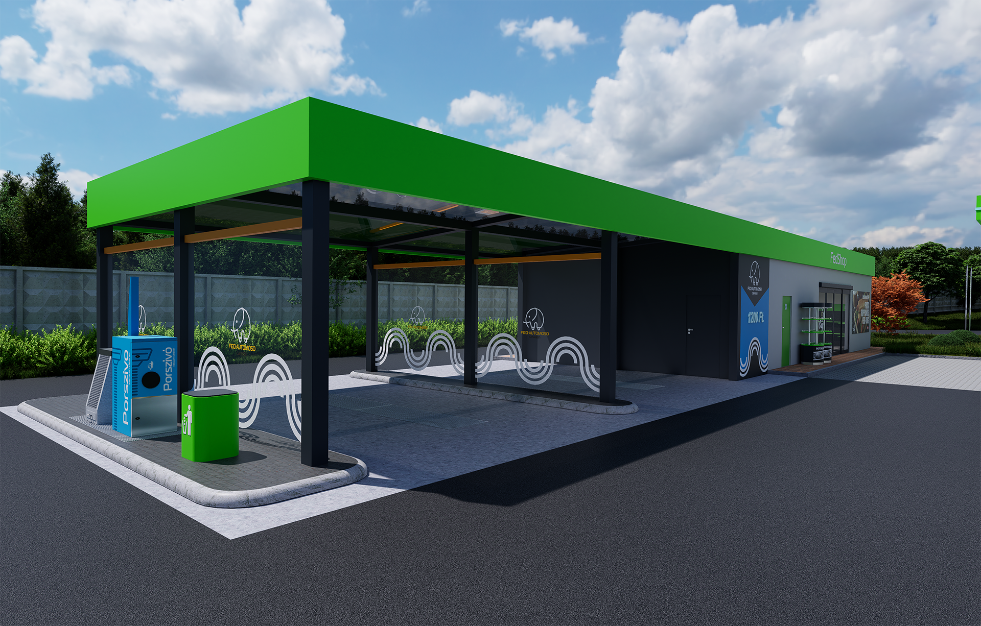 FedOil Farkaslyuk töltőállomás