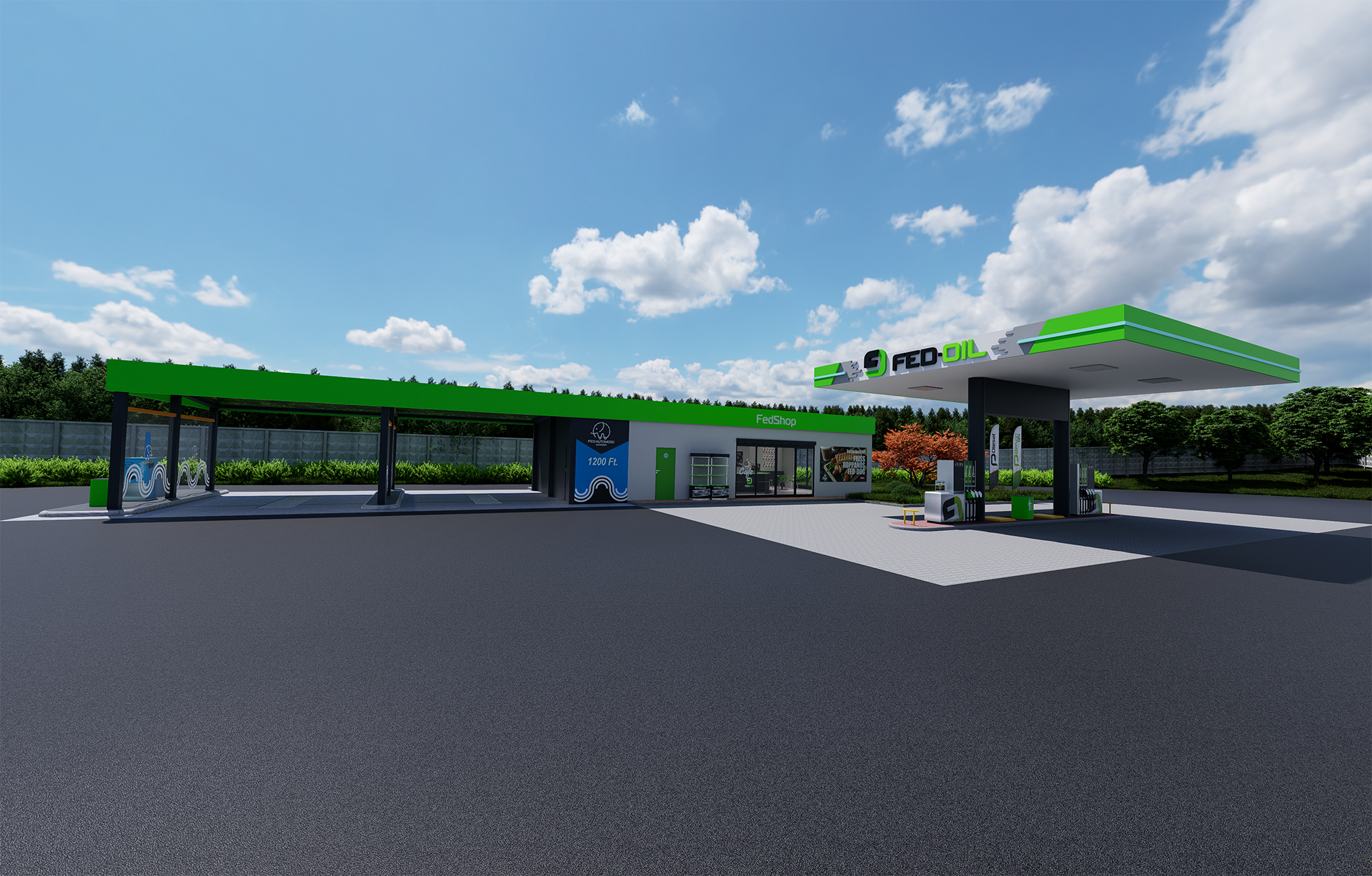 FedOil Farkaslyuk töltőállomás