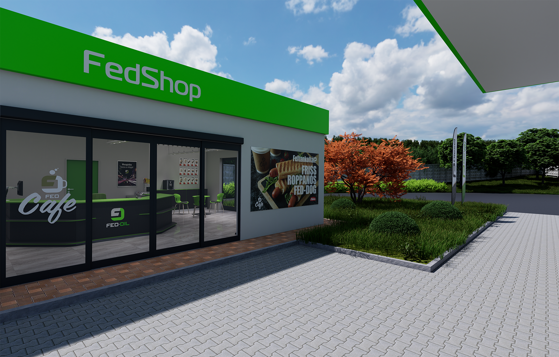 FedOil Farkaslyuk töltőállomás