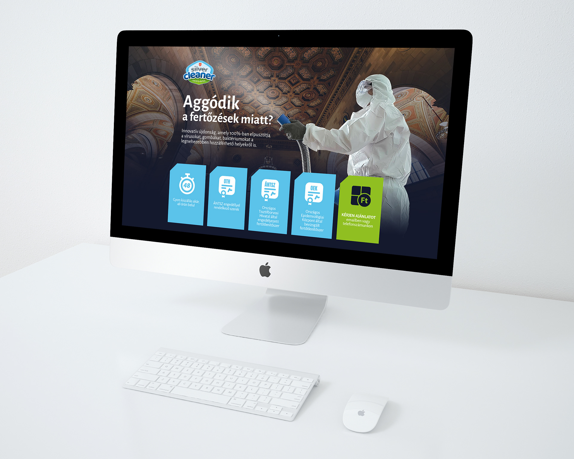 Silver Cleaner weboldal