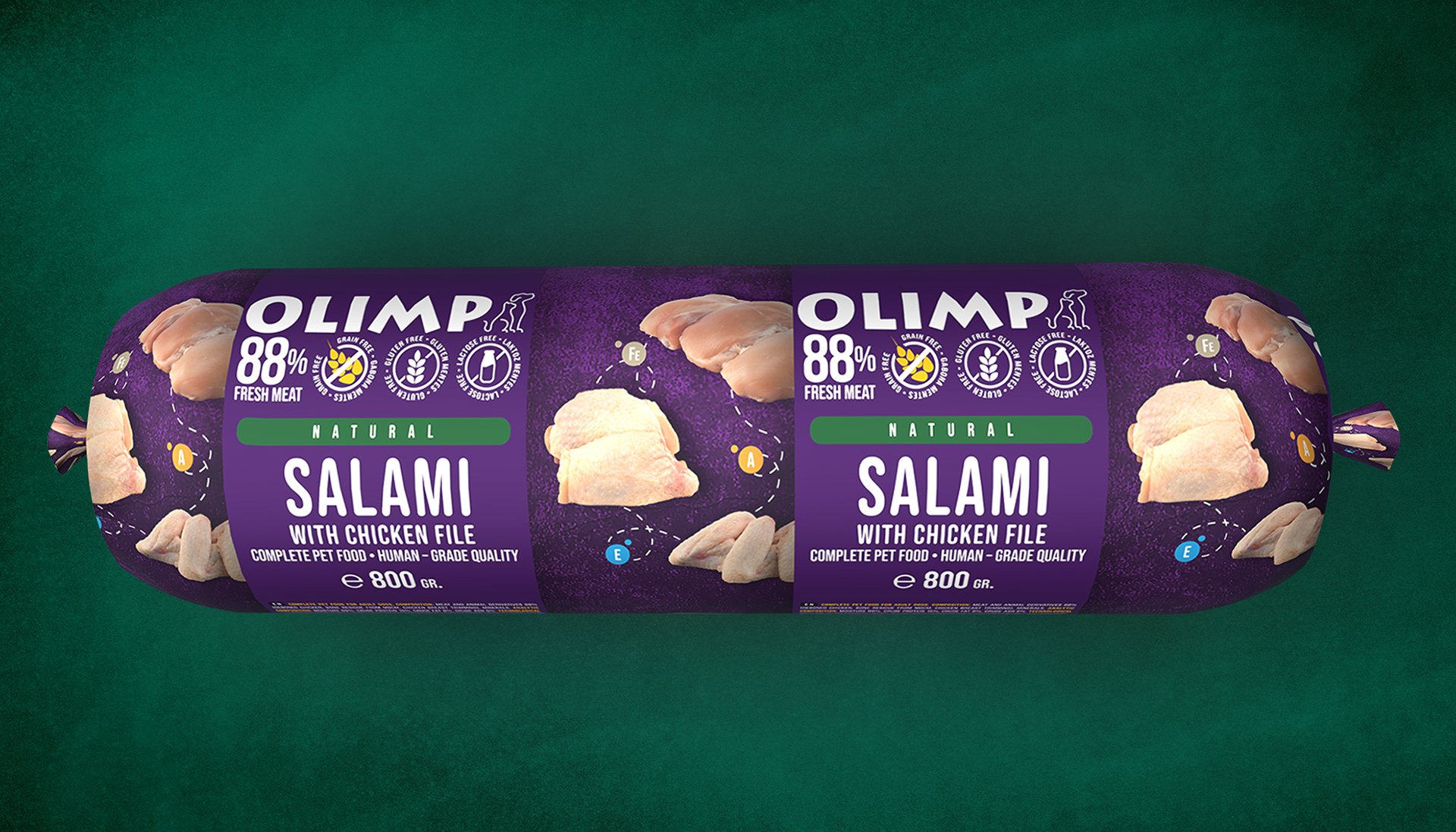 Olimp Petfood Szalámi Csirkés
