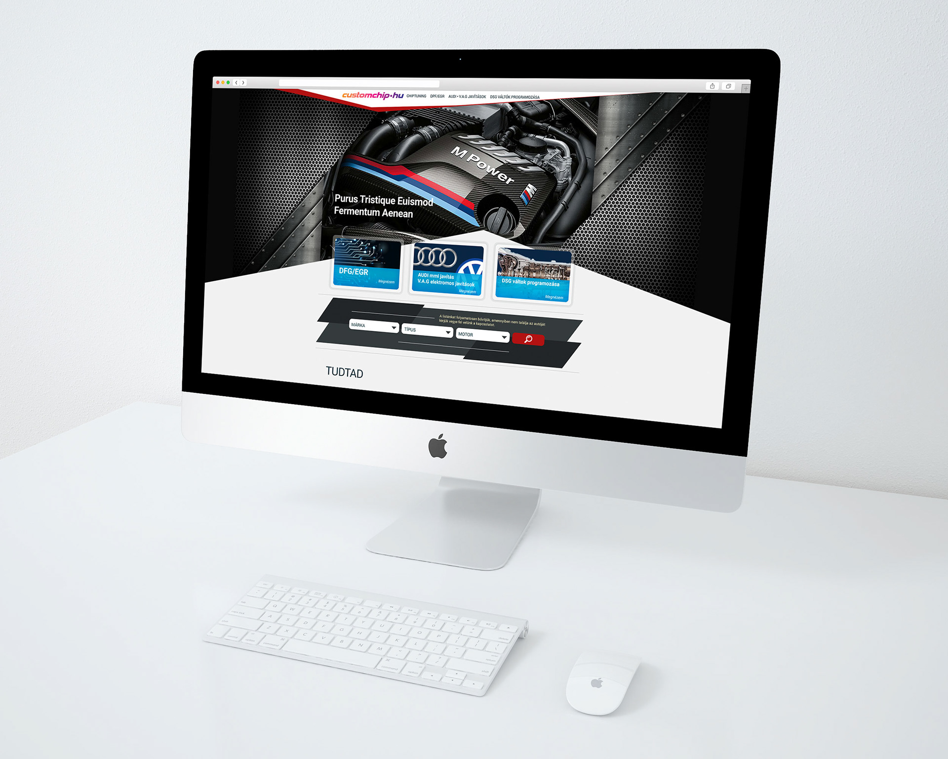 Customchip.hu weboldal