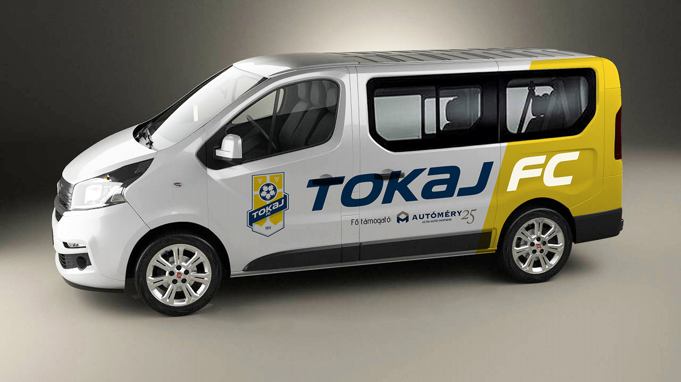 Tokaj FC autó dekoráció