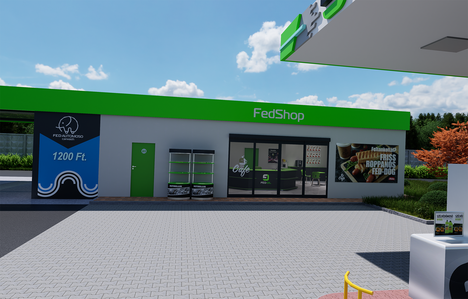 FedOil Farkaslyuk töltőállomás