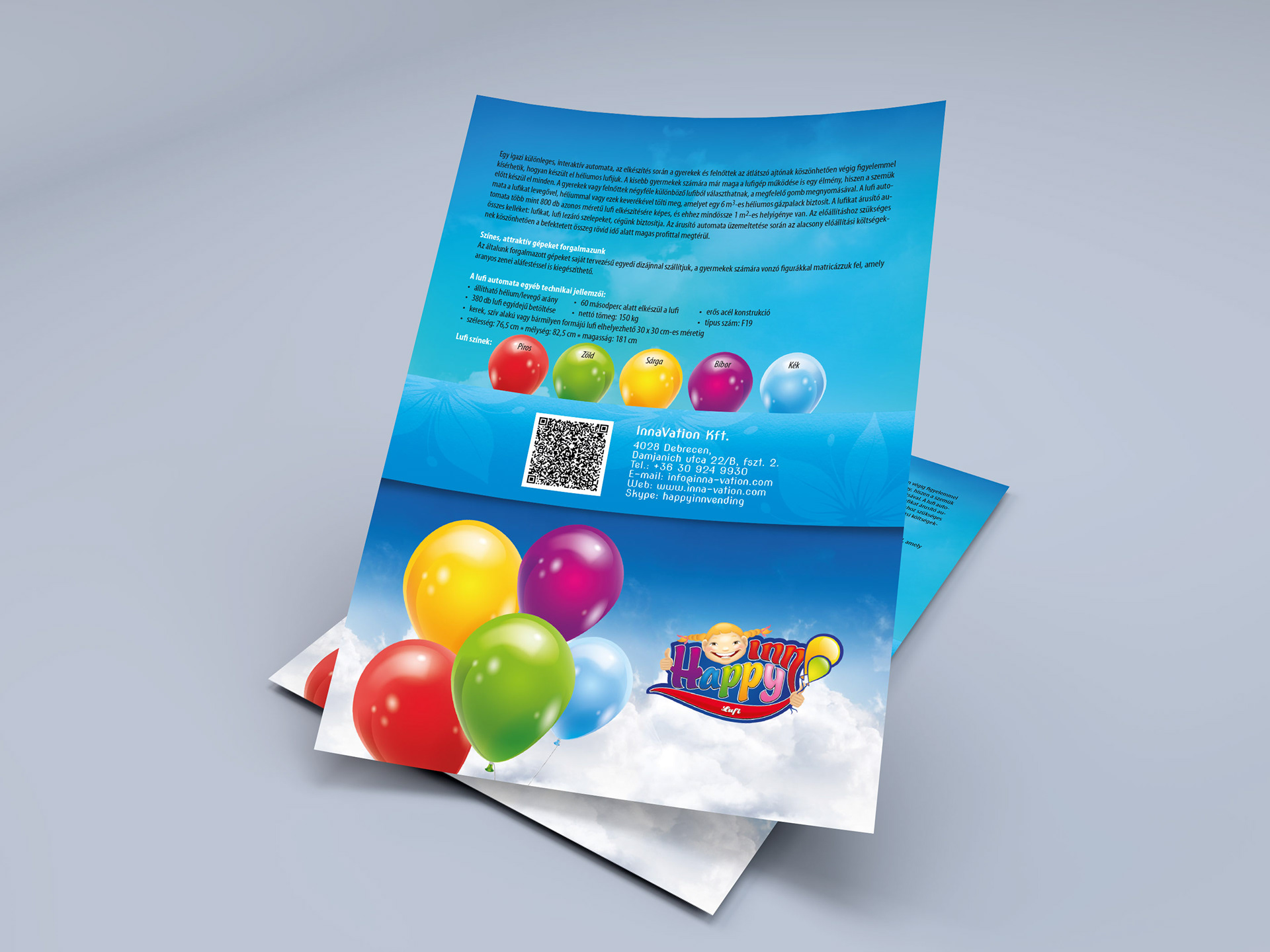 Happy Inn A4 leaflet