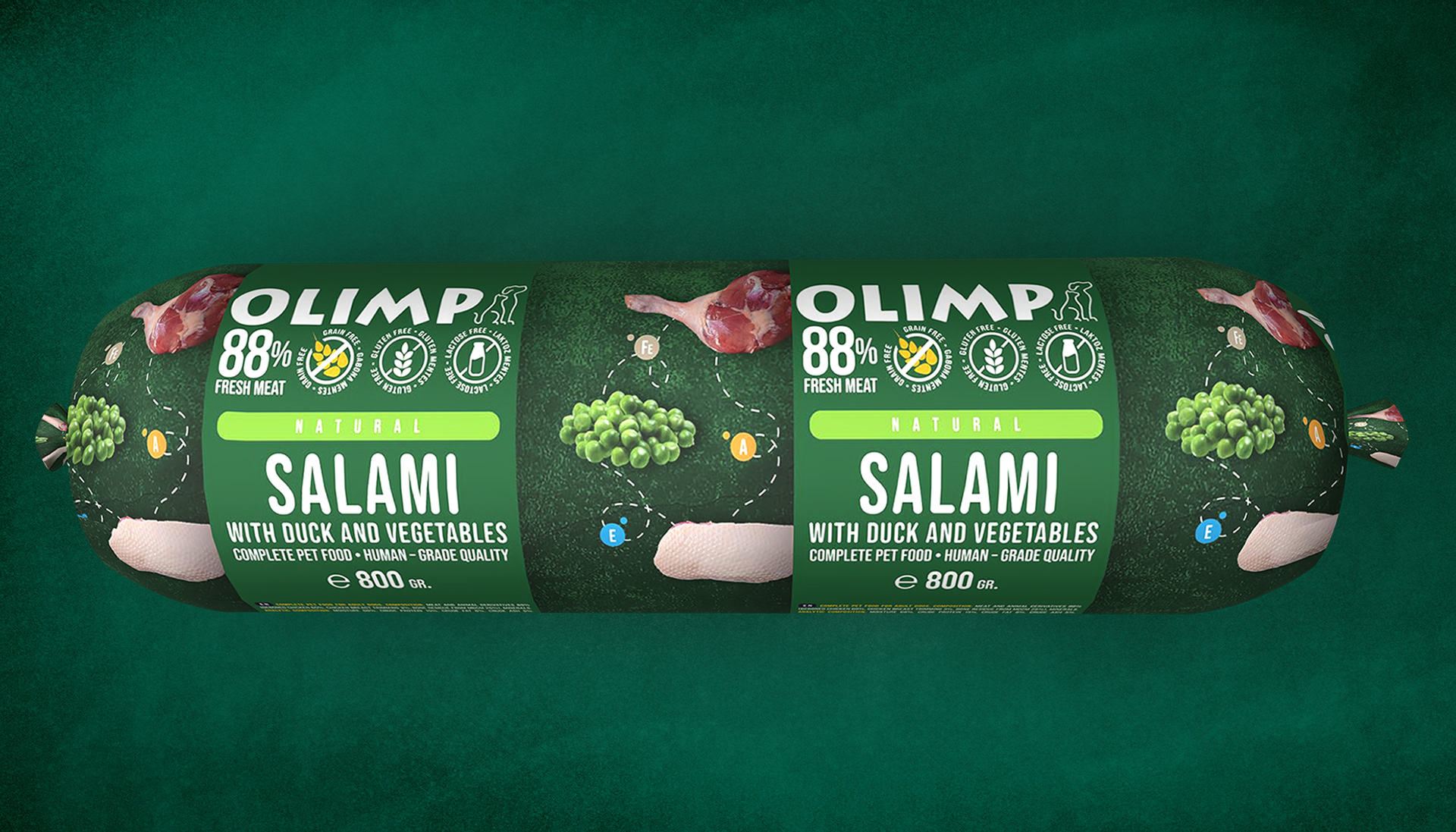 Olimp Petfood Szalámi Zöldséges