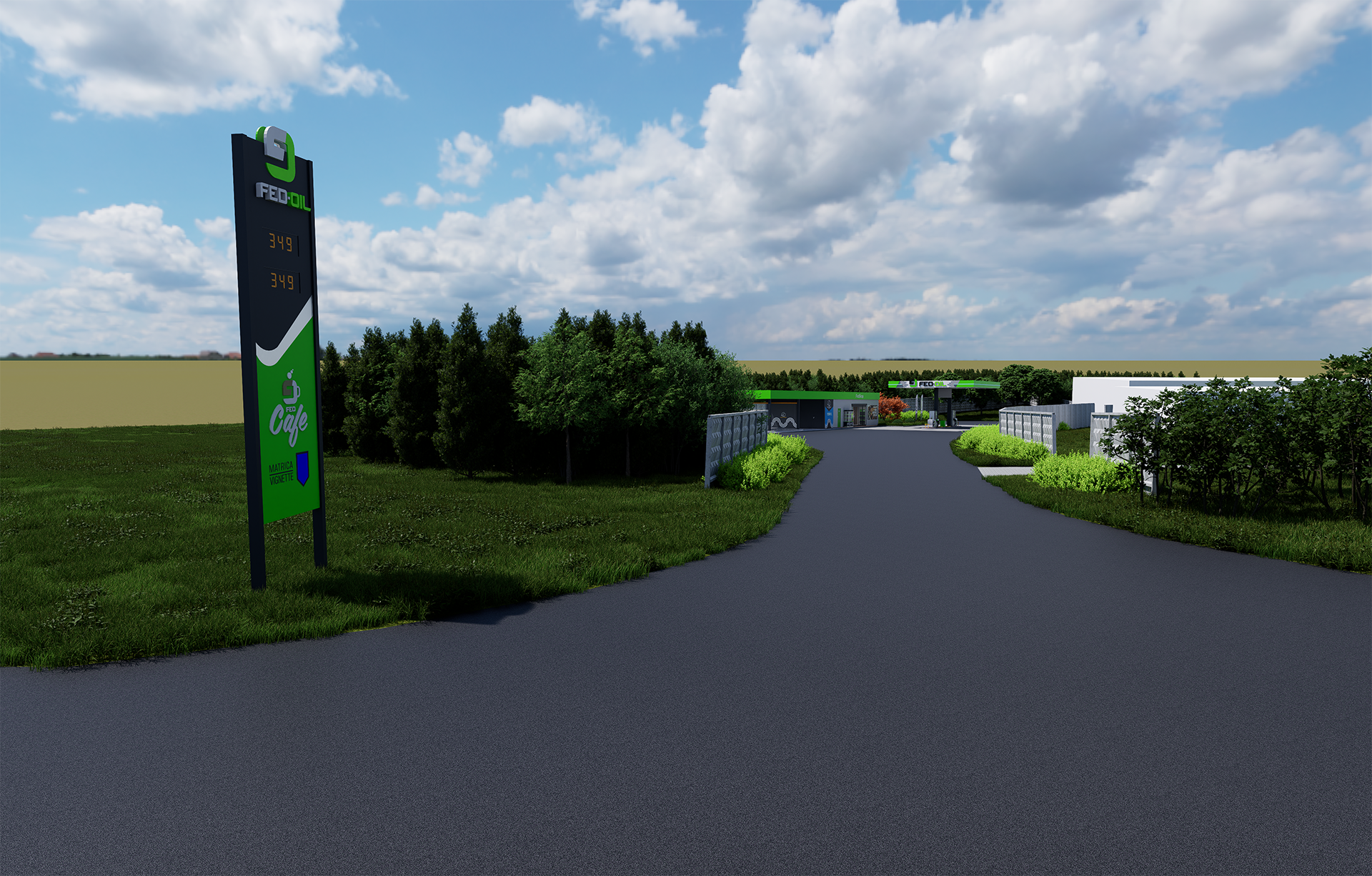 FedOil Farkaslyuk töltőállomás