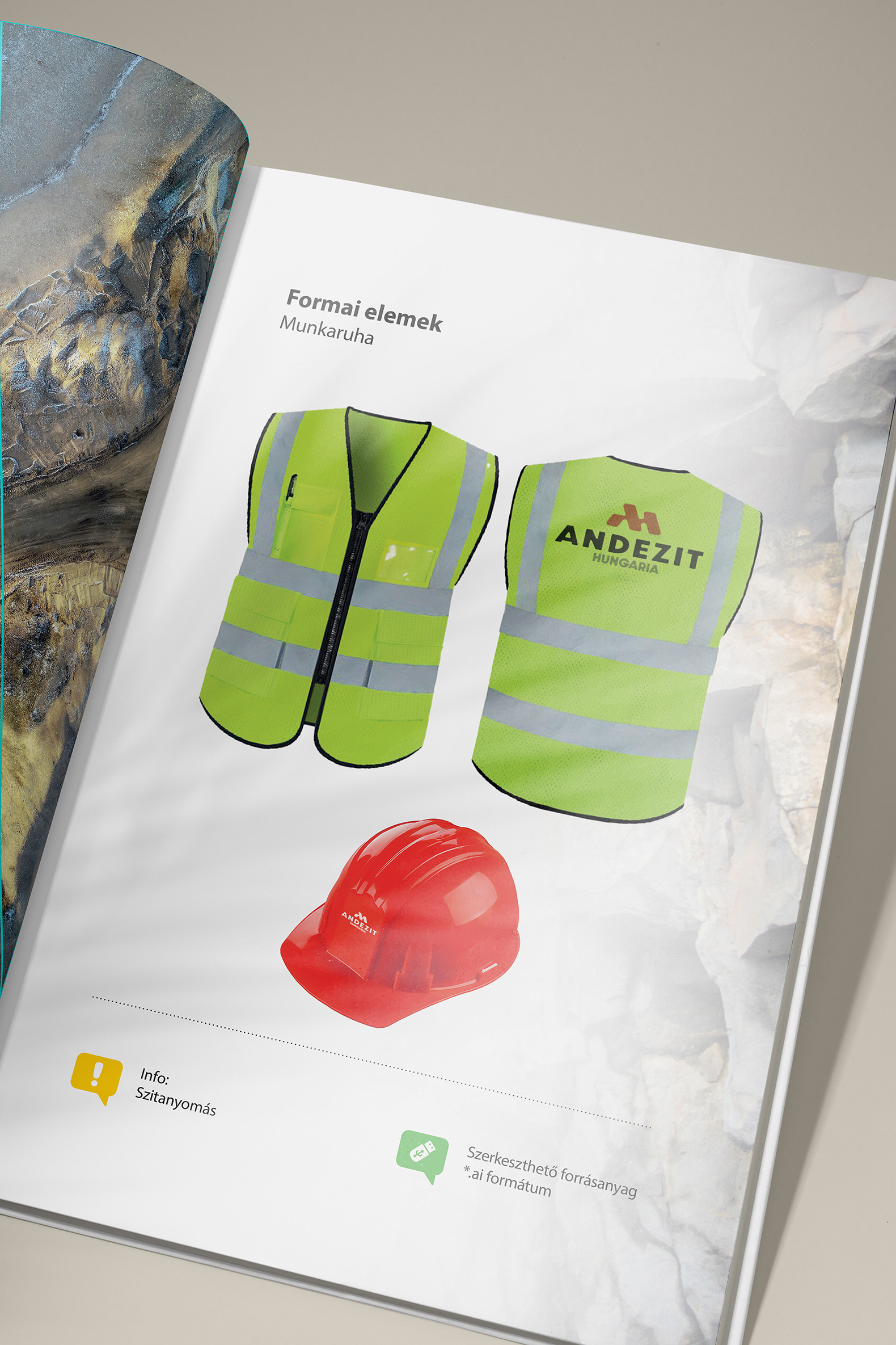 Andezit Hungaria arculat