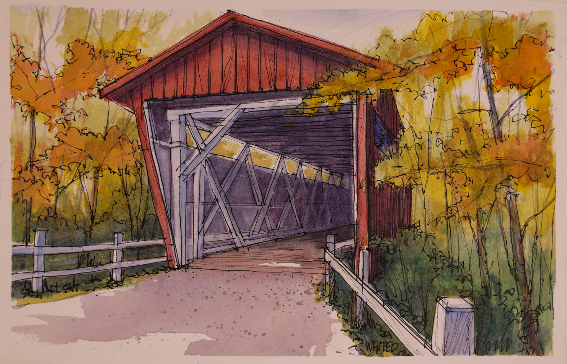 Everett Rd Covered Bridge