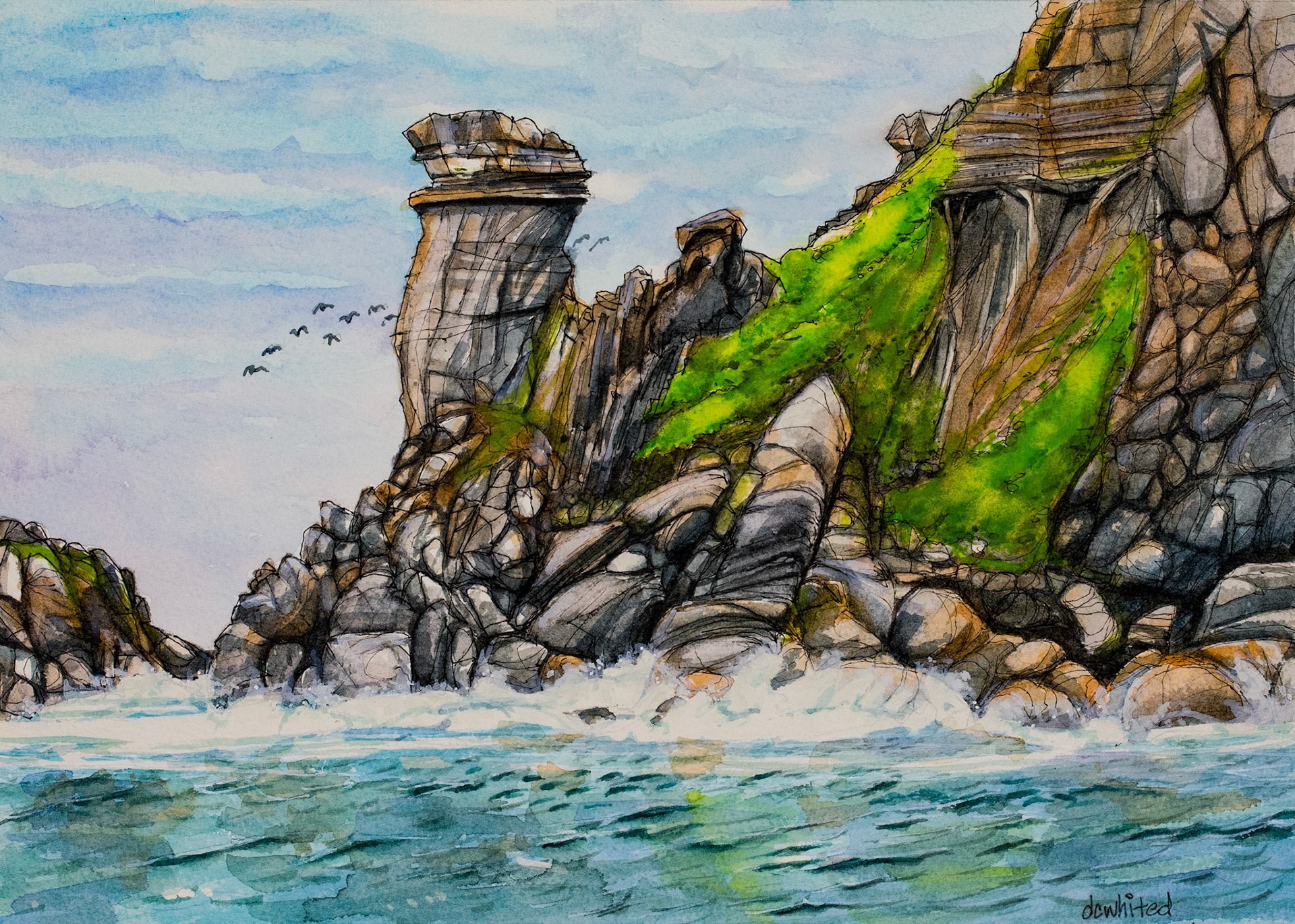 Tower Rock South African Coast