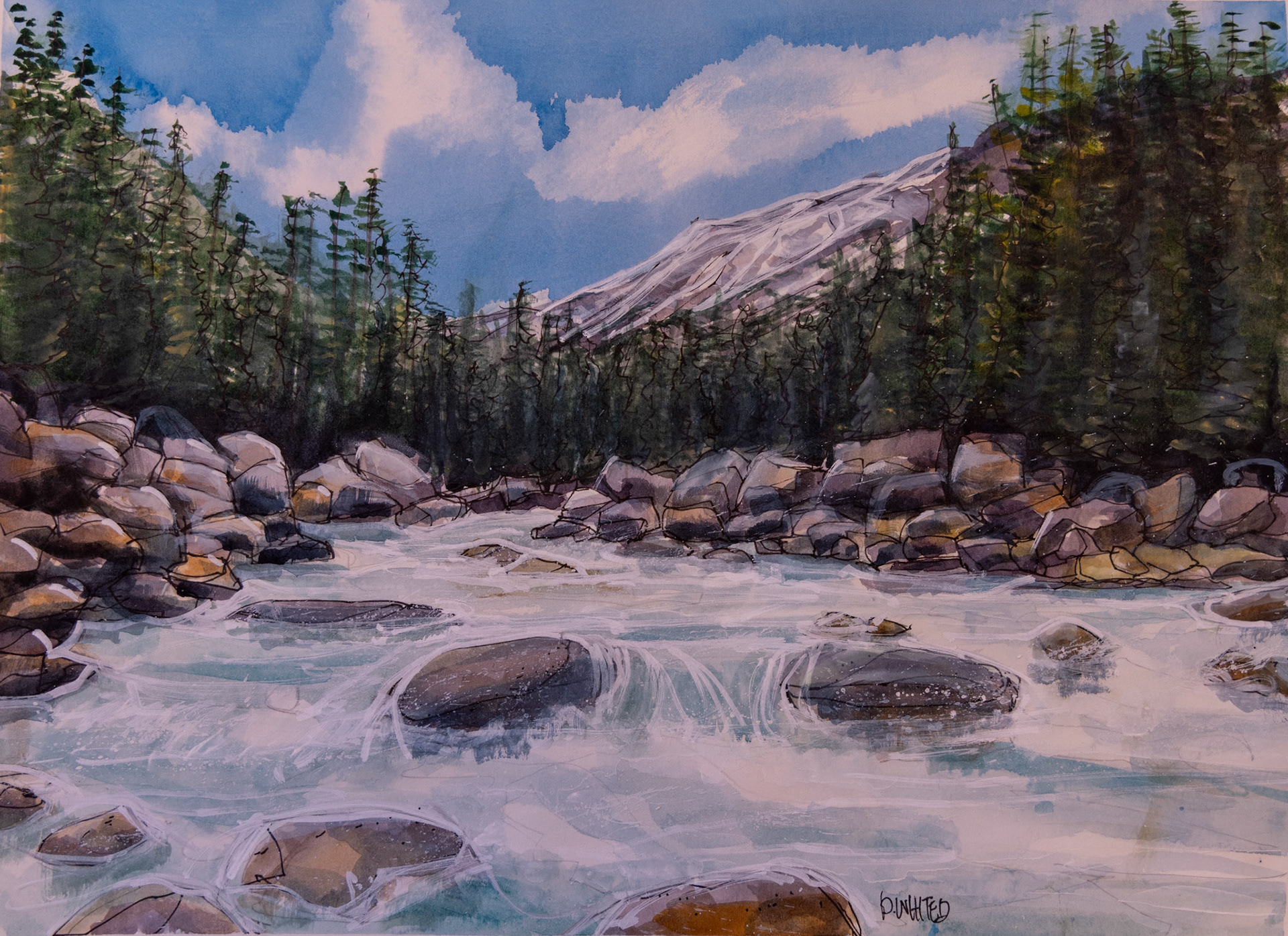 River in the Canadian Rockies