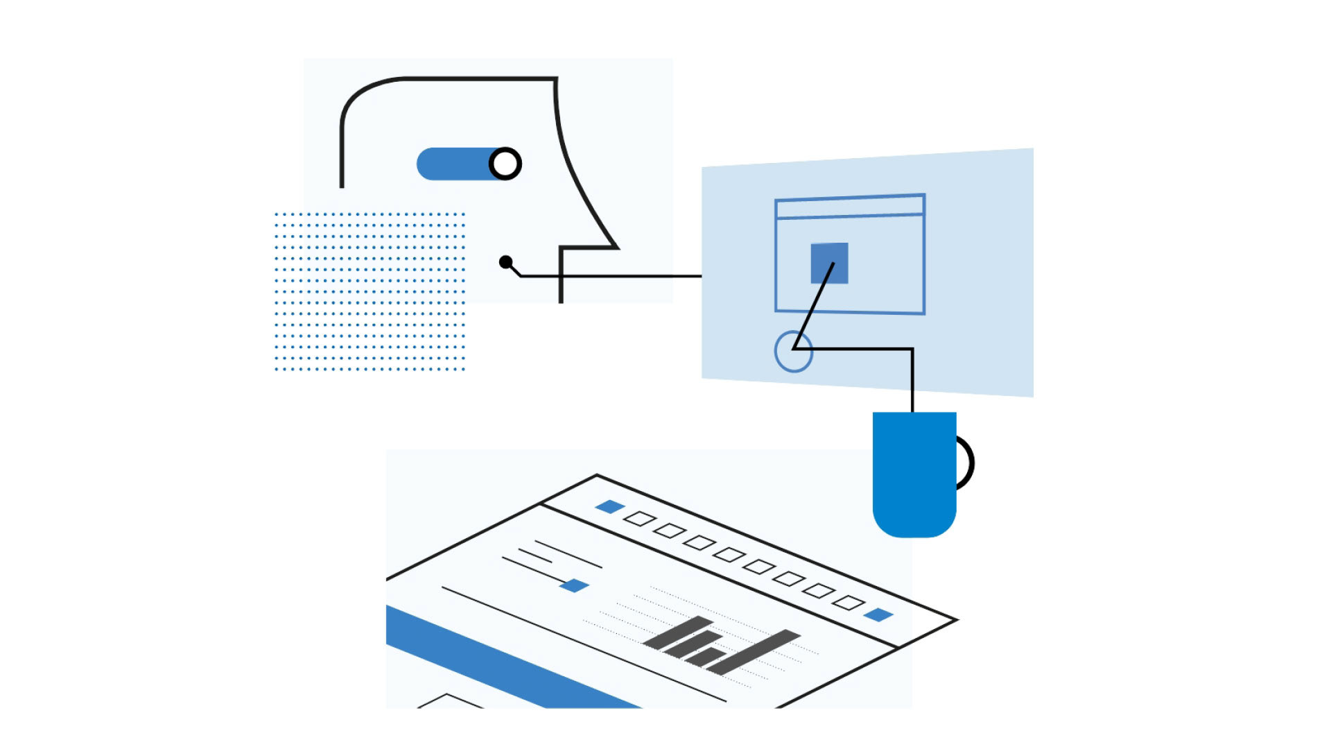 creative and minimalistic illustration for finova italy