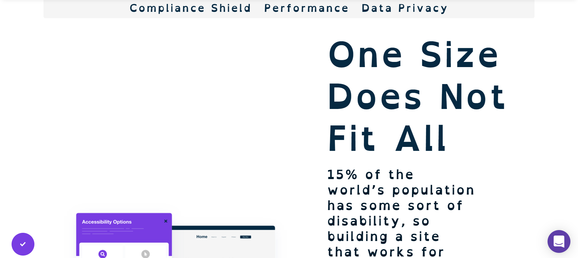 Screenshot of Monsido.com in Open Dyslexic font
