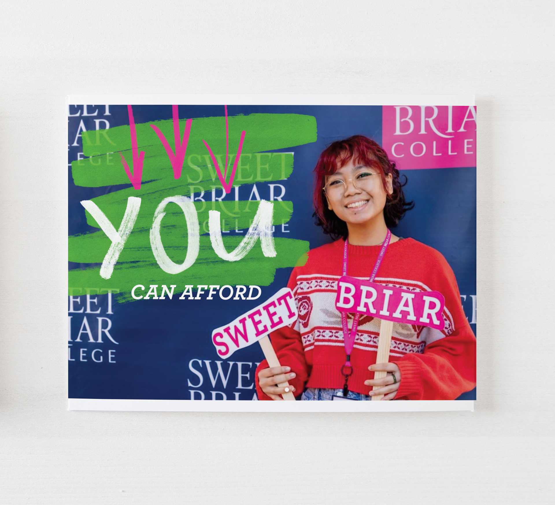 Sweet Briar FAFSA mailer cover concept