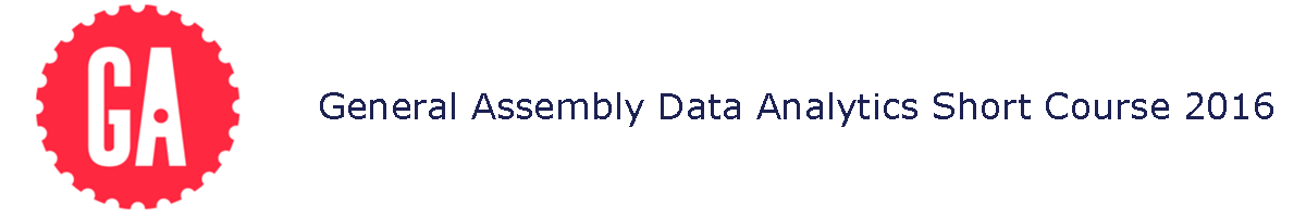 Logo. General Assembly Data Analytics Short Course 2016