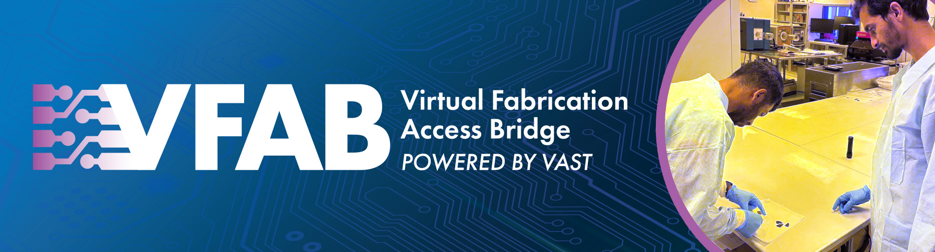Logo. Virtual Fabrication Access Bridge.