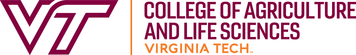 Logo. Virginia Tech College of Agriculture and Life Sciences