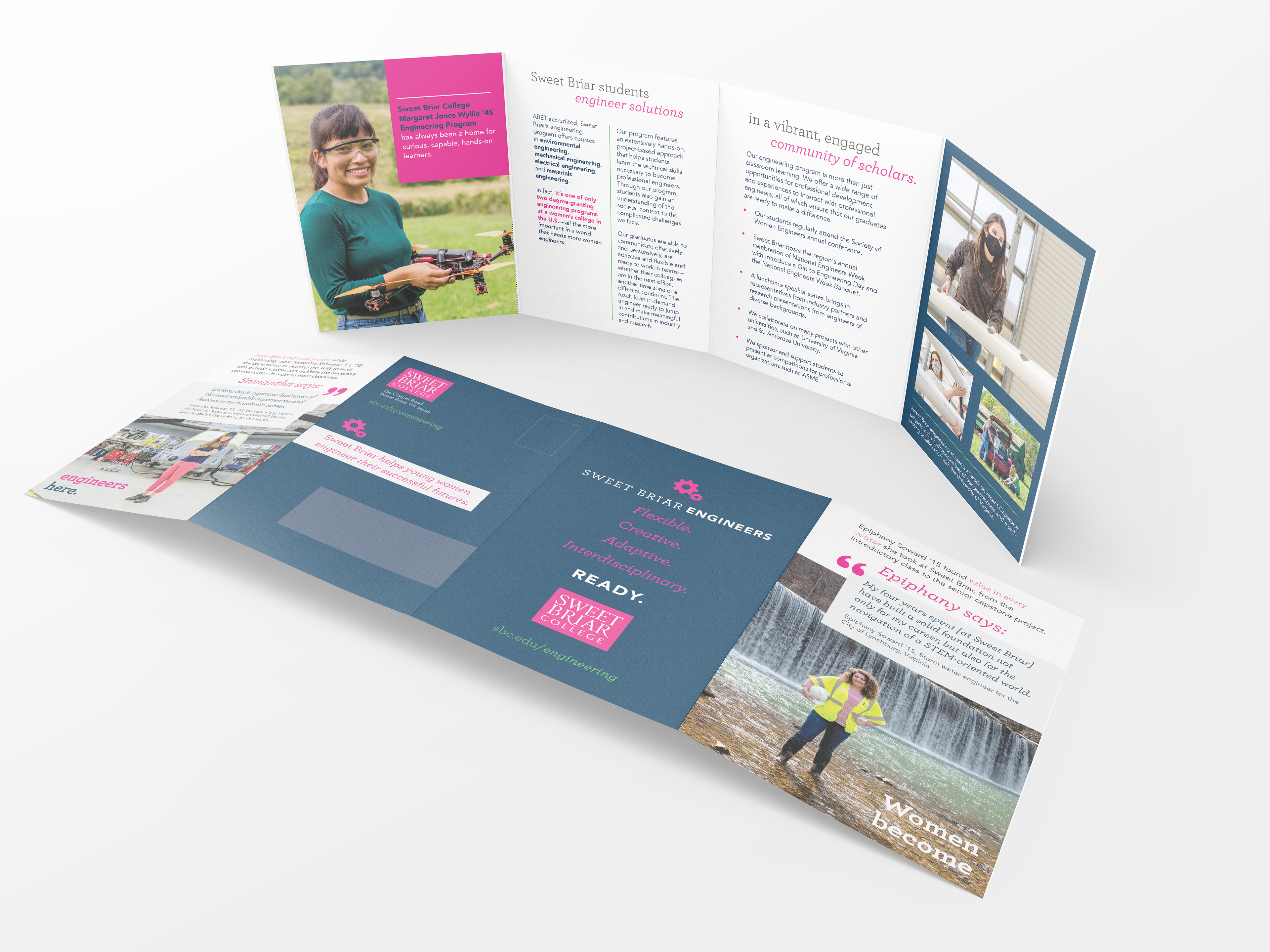 Sweet Briar engineering gatefold flat