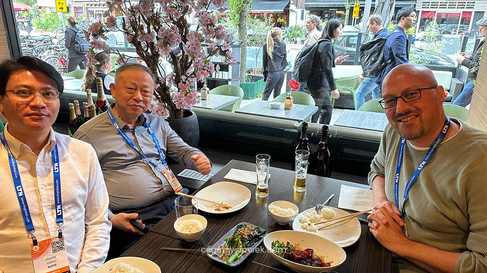 IBC Amsterdam - with the founder of Aoto