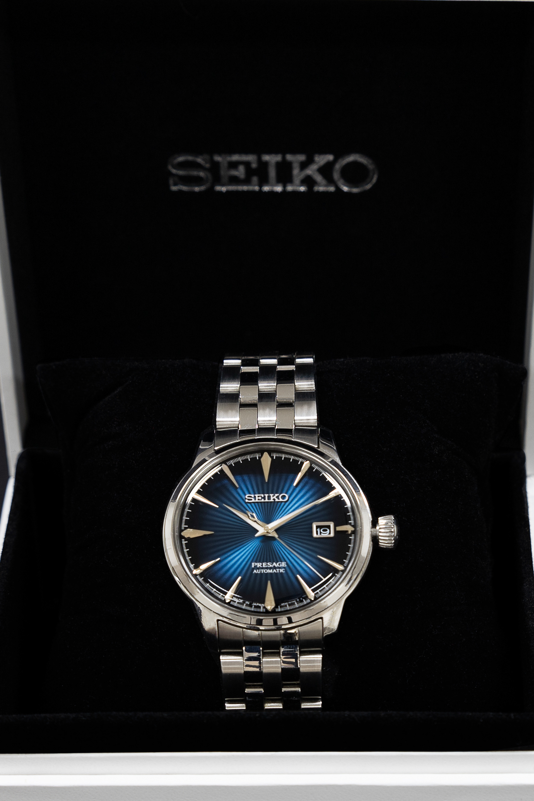 Seiko présage bleu moon 