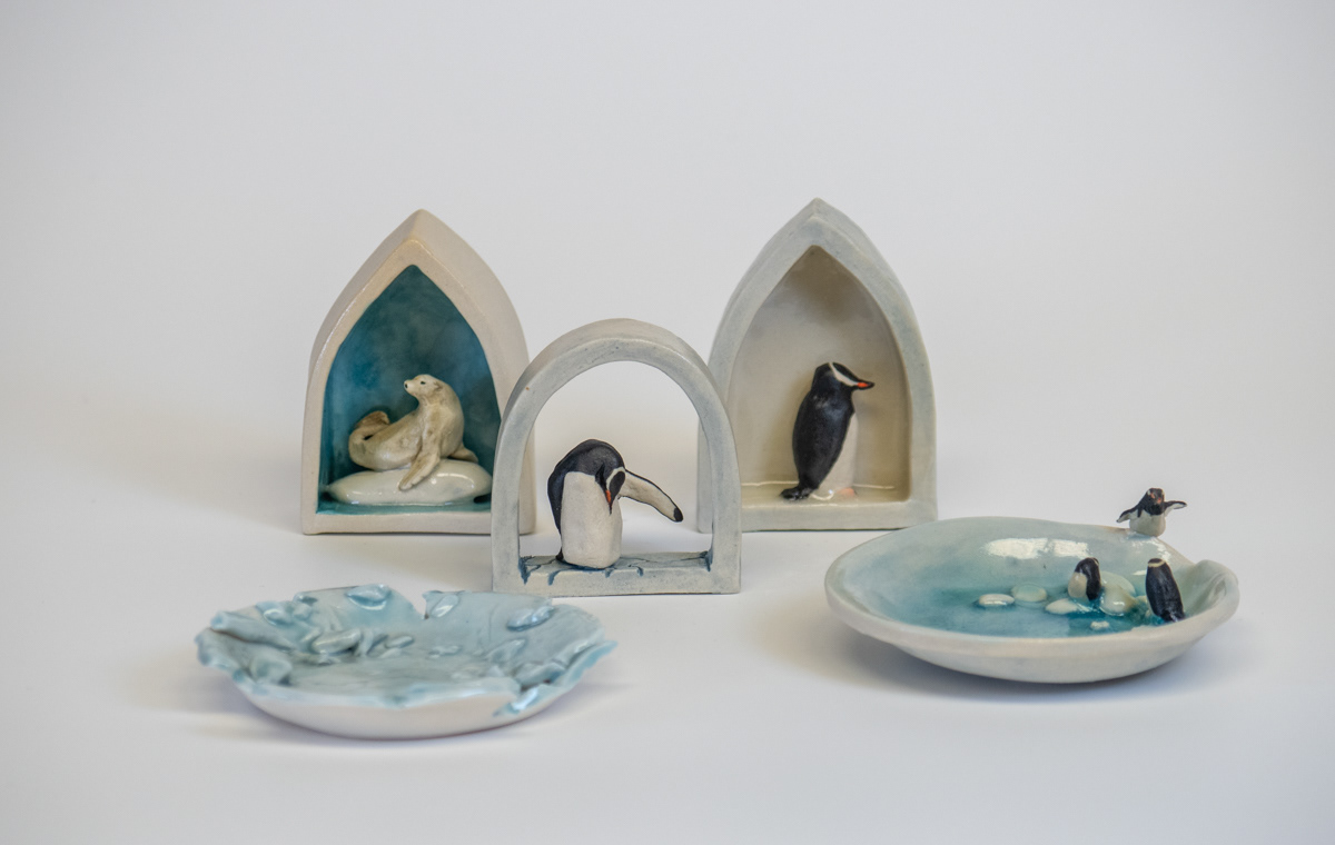 Assorted trinket dishes and altars, 2024