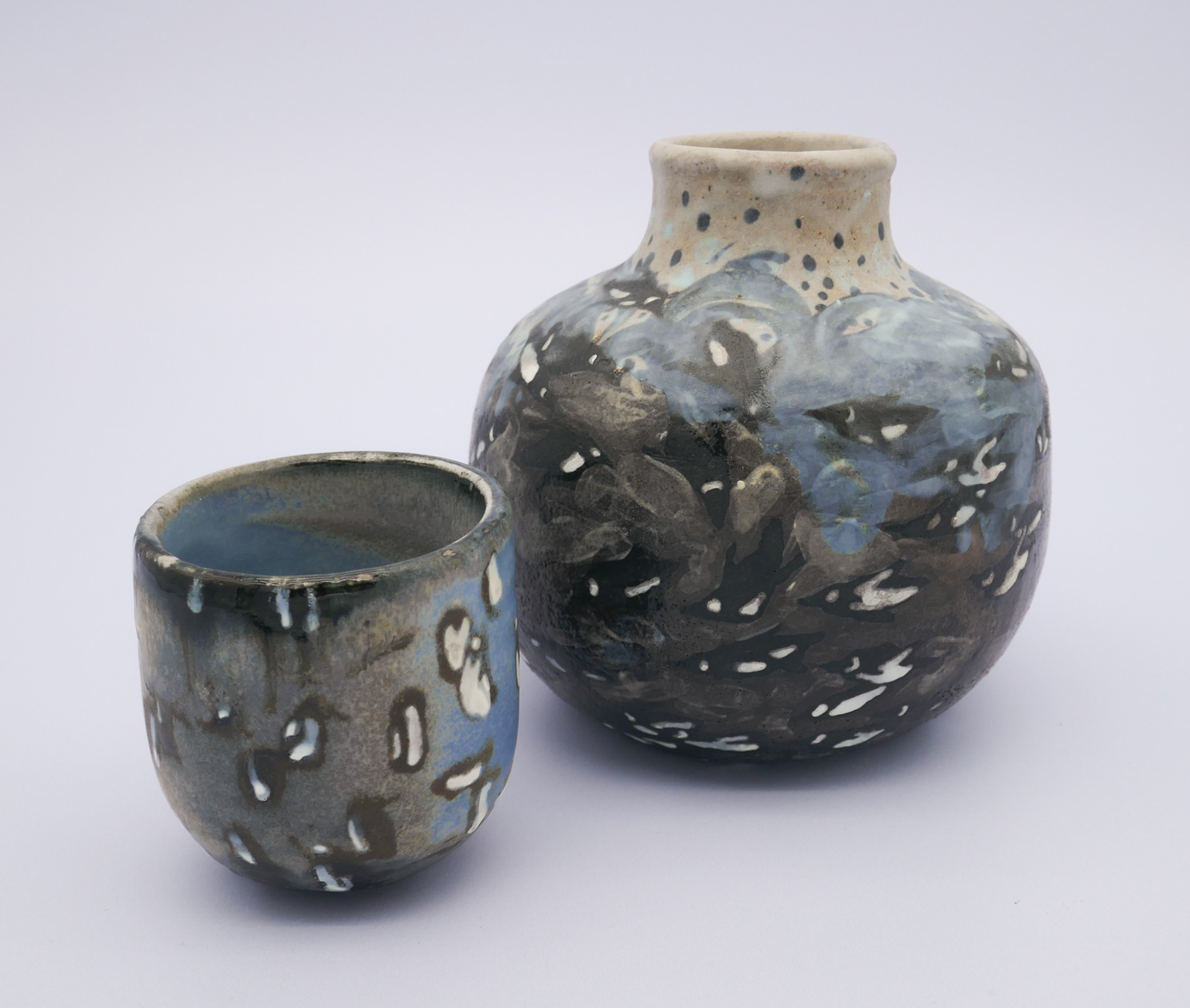 Soda scribble pots, 2025