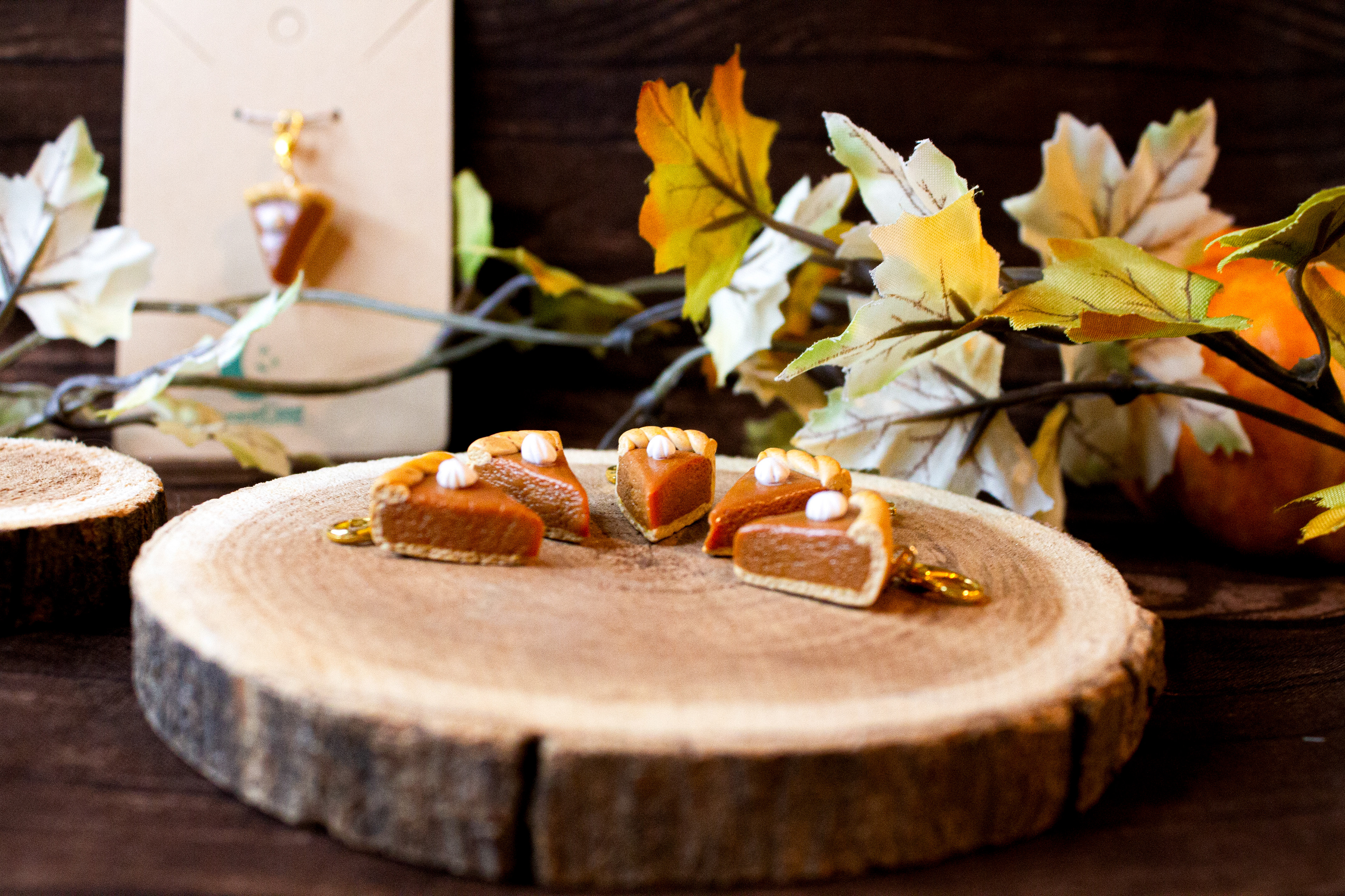 Pumpkin Pie Keychain