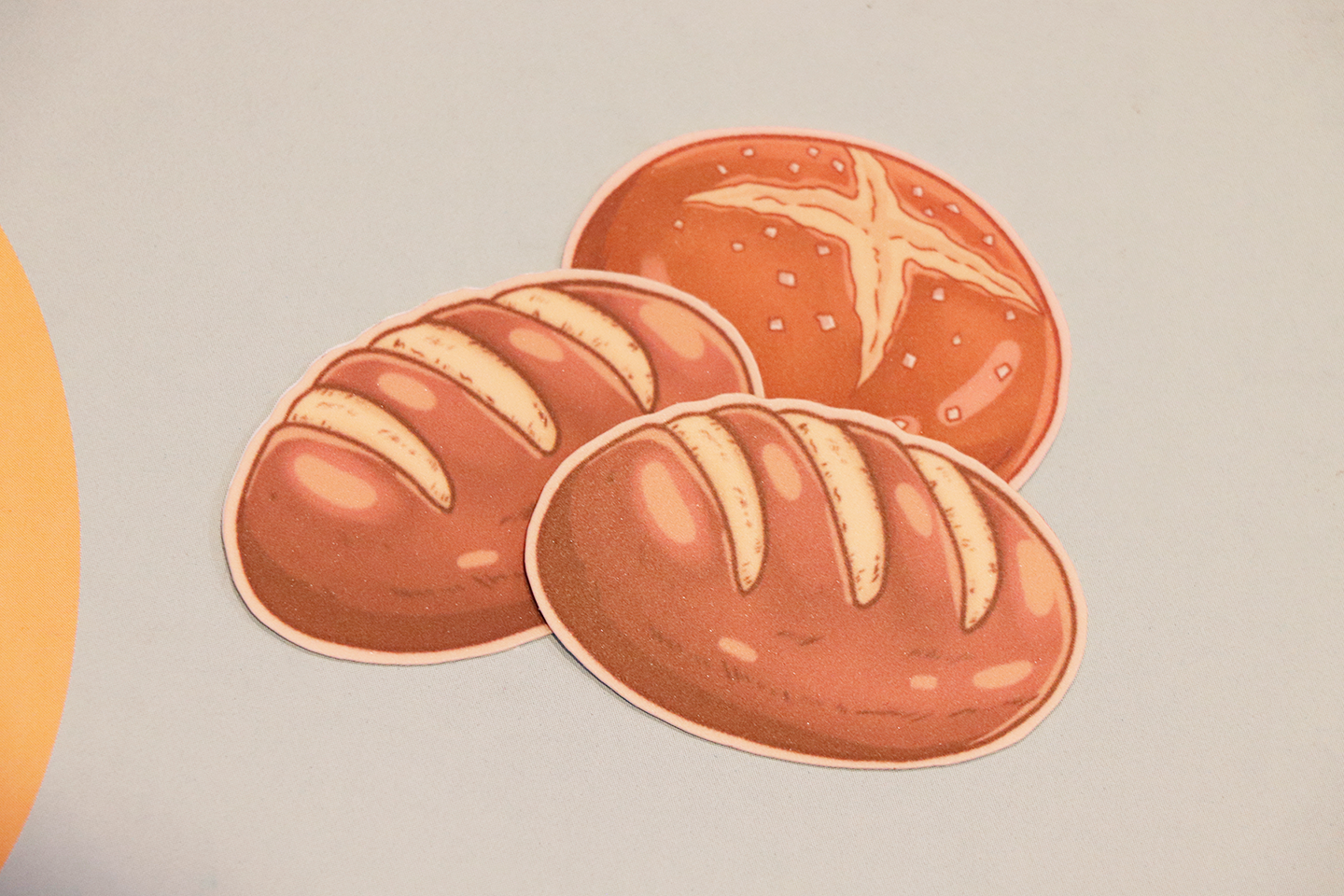 Mini Bread Loaf Stickers