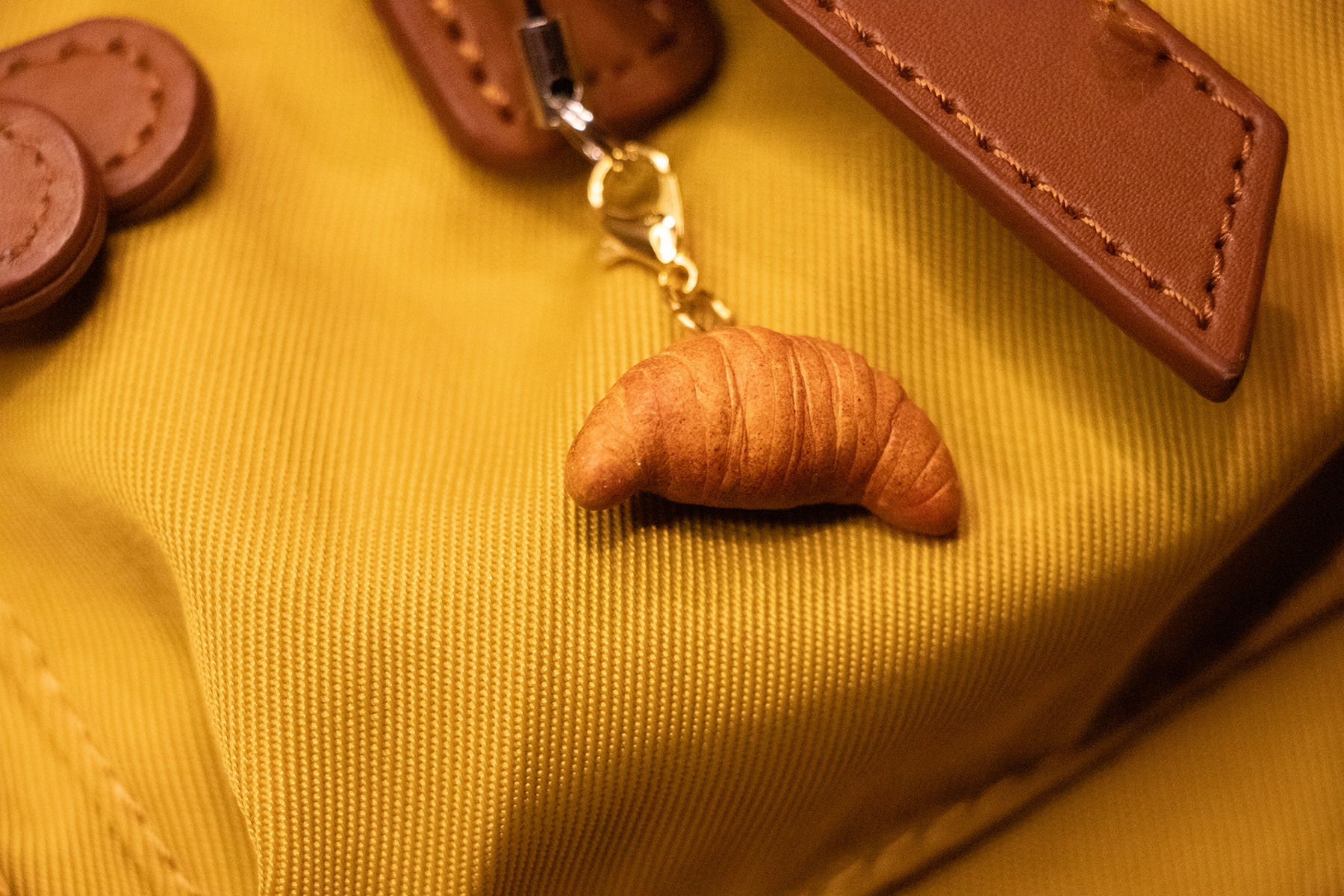 Croissant Keychain