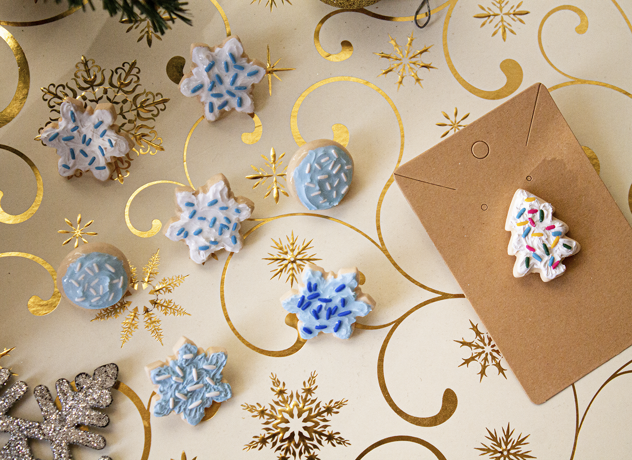 Winter Cookie Pins