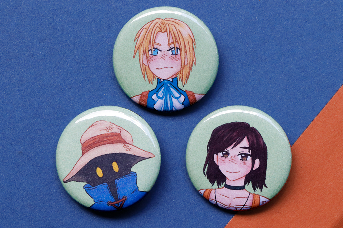 FF 9 Button Pins