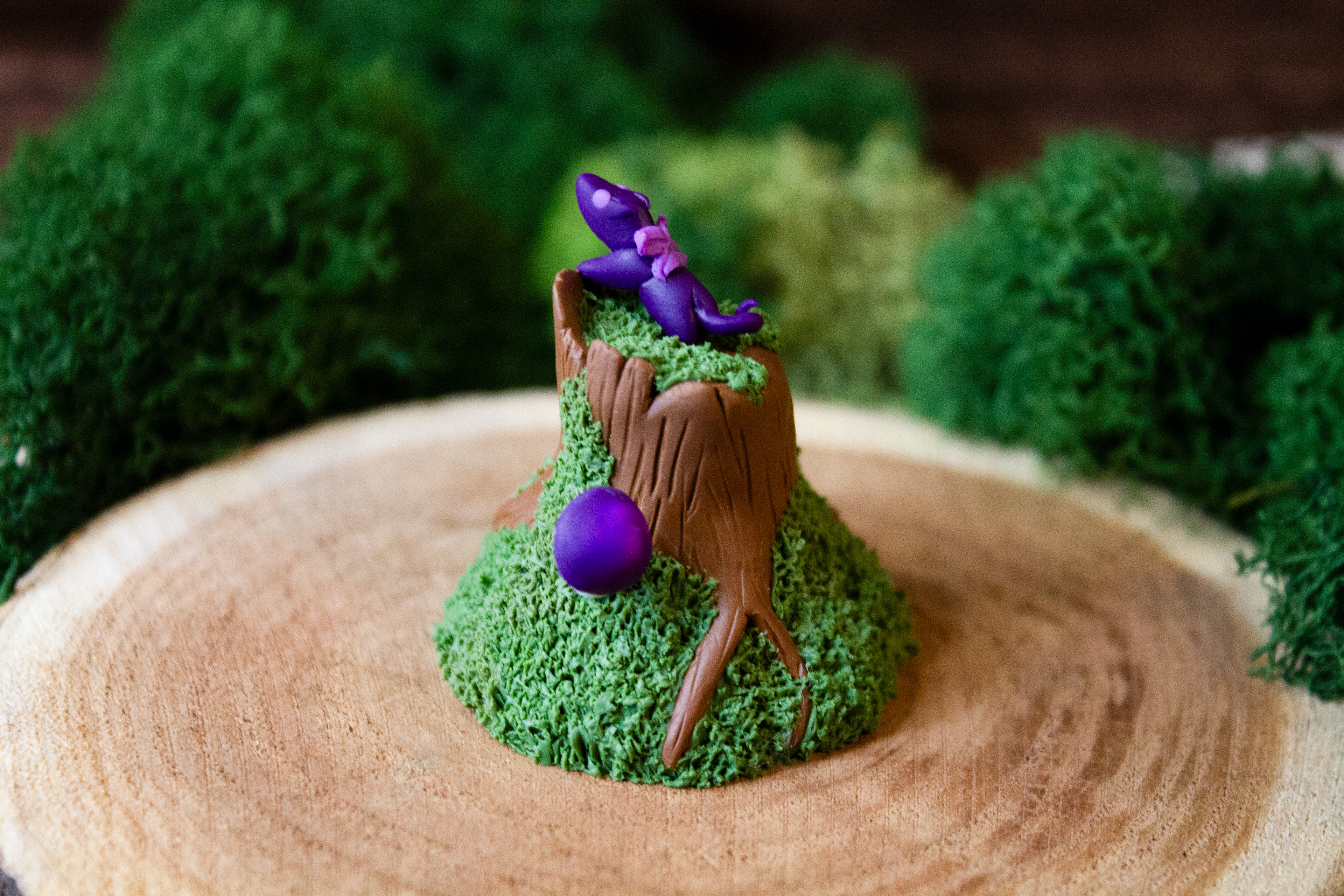 Purple Mossy Stump Dragon