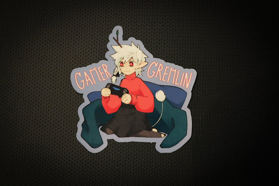 Gamer Gremlin Sticker