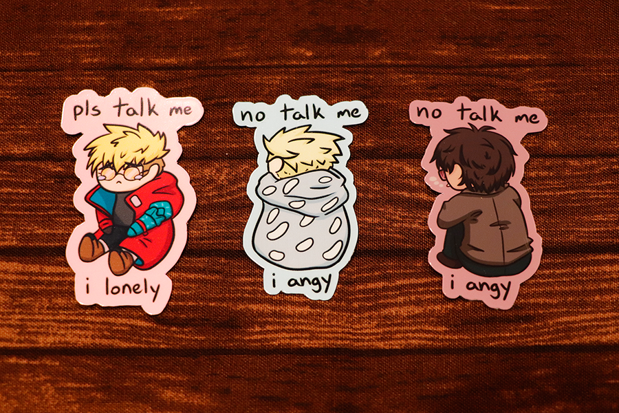 Trigun Meme Stickers
